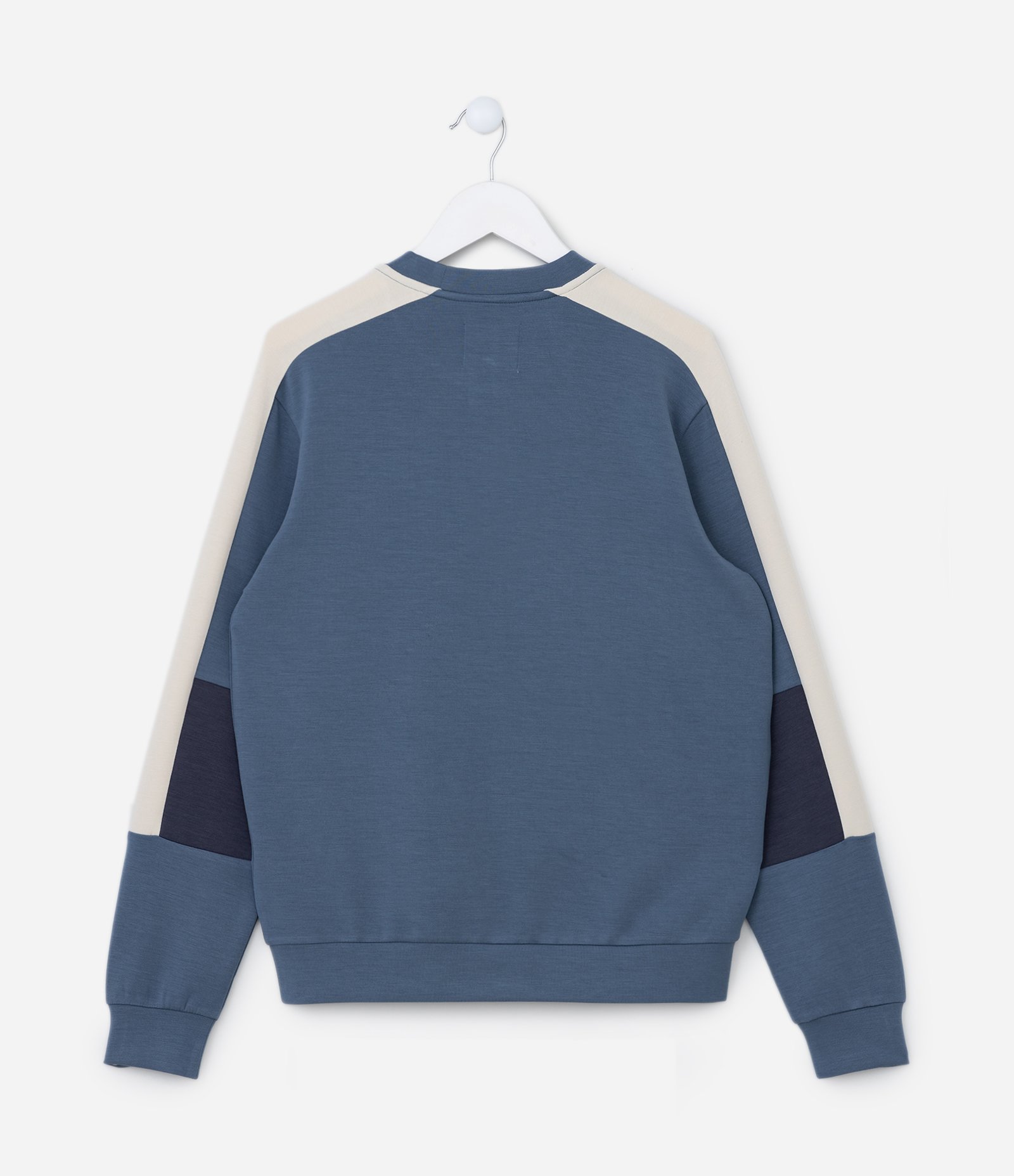 Casaco Infantil em Modal com Recortes - Tam 5 a 14 Anos Azul 2