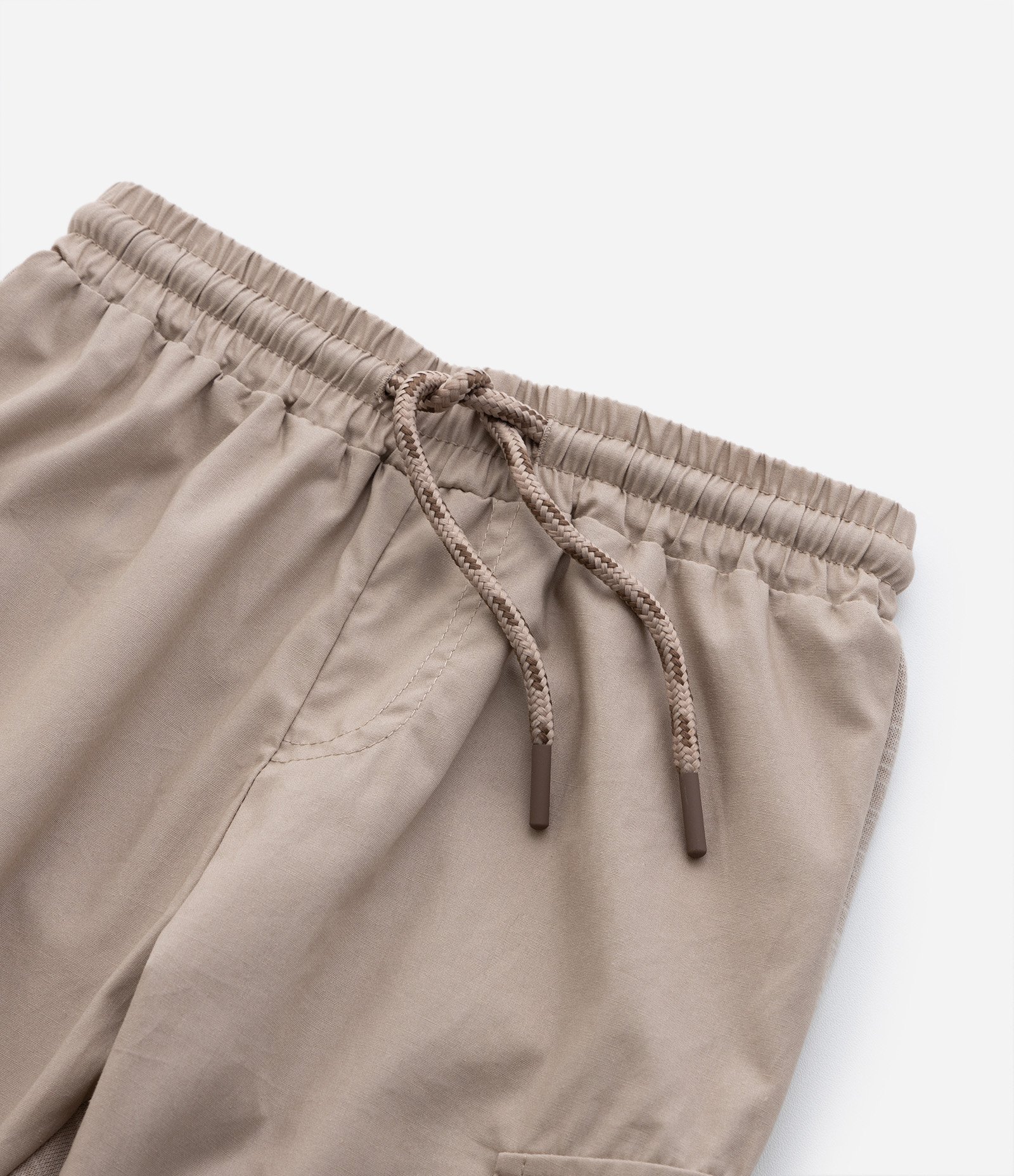 Calça Infantil com Bolsos Cargo - Tam 1 a 5 Bege 4