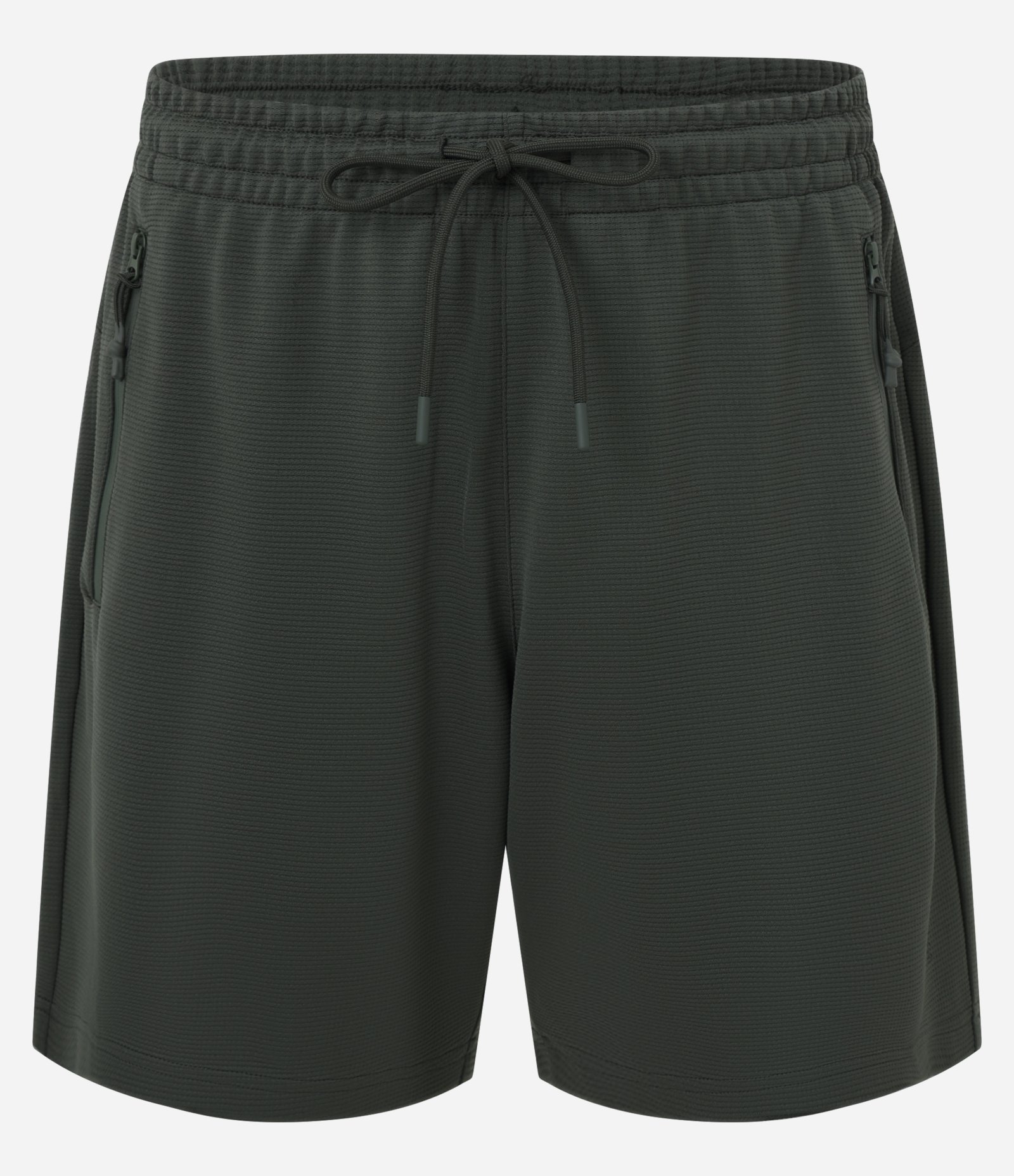 Bermuda Esportiva Texturizada com Cós Elástico e Zíper no Bolso 1