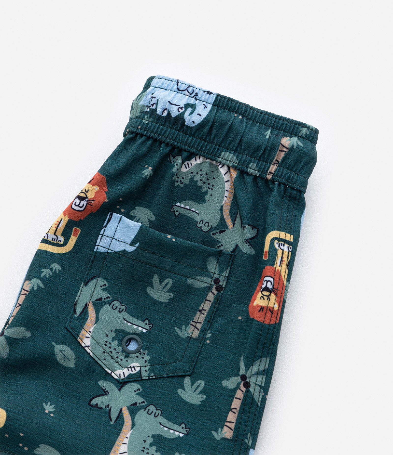 Bermuda Infantil com Estampa Bichinhos - Tam 1 a 5 Anos Verde 5