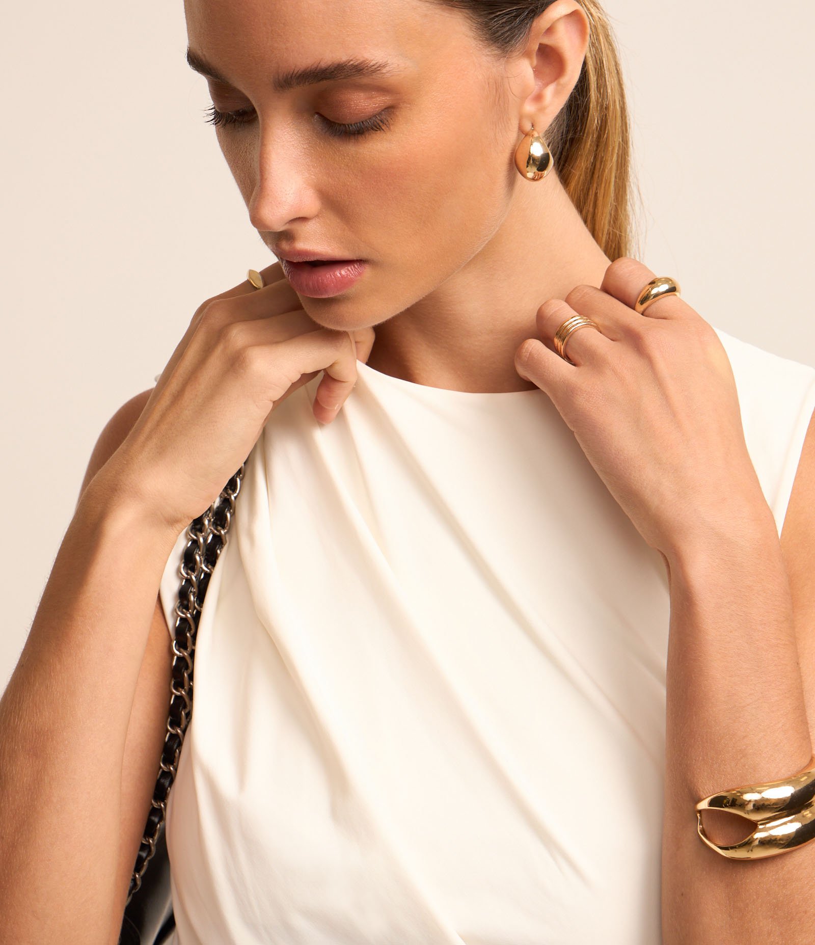 Body Sem Manga em Poliamida com Franzidos 3