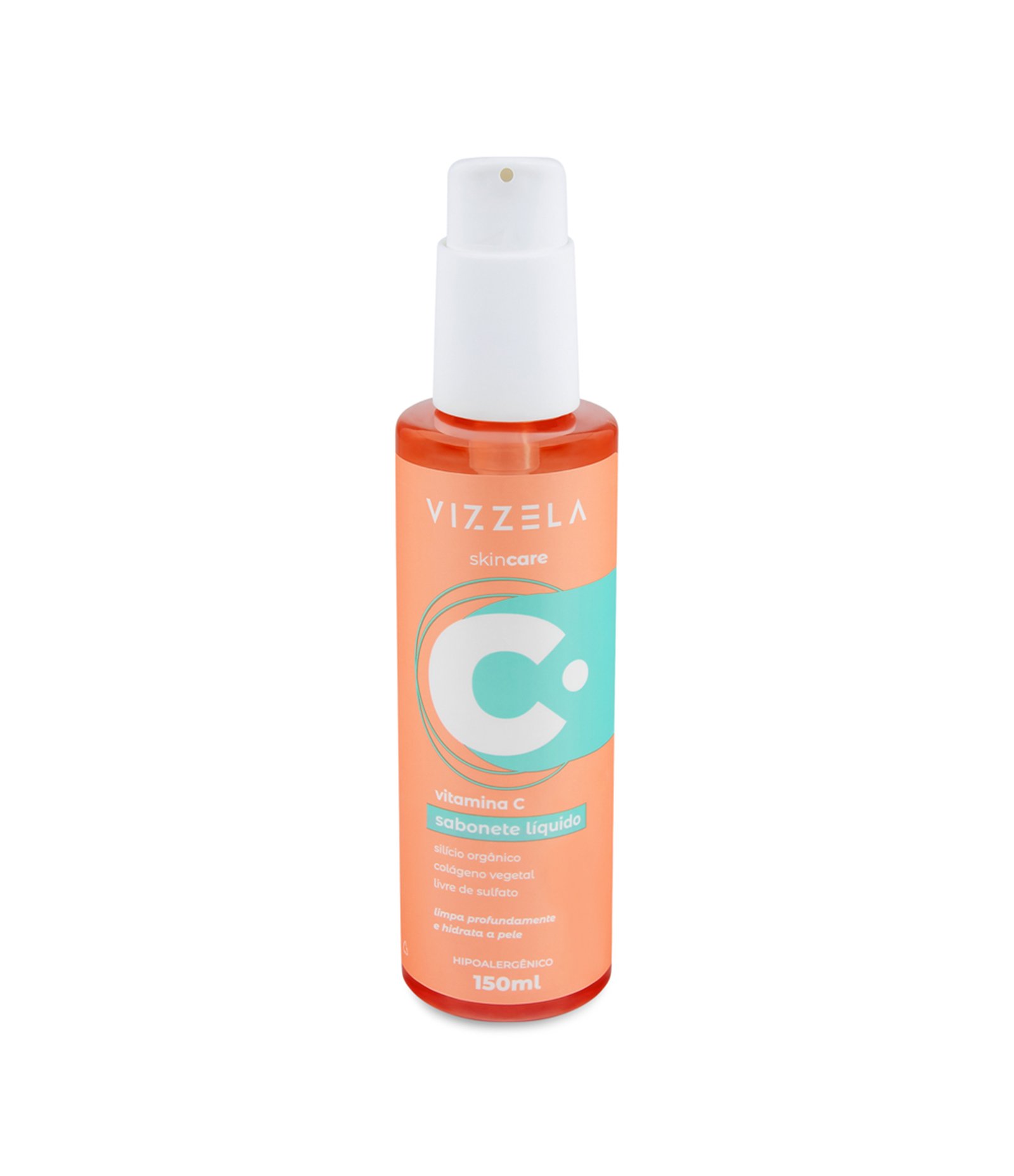 Sabonete Líquido Facial Vitamina C Vizzela 150ml 1