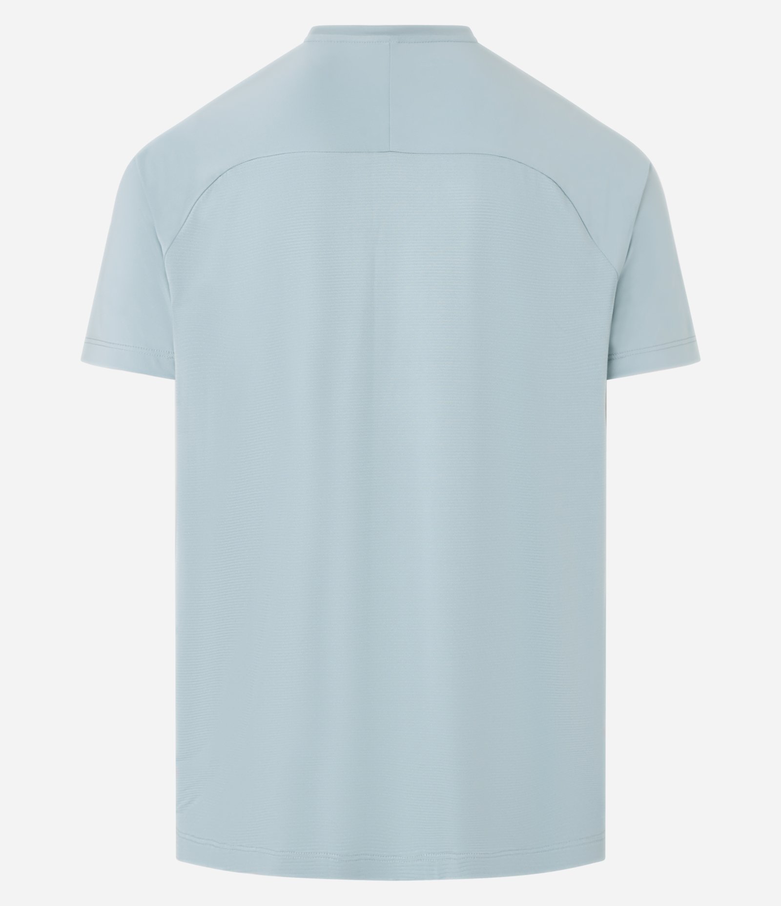 Camiseta Esportiva em Tecnologia Dry com Estampa Laser Curt e Cava Raglan Azul 6