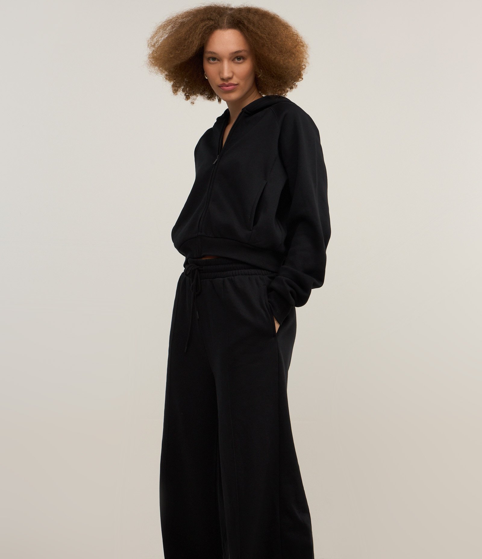 Calça Wide em Moletom com Cós Elástico 2