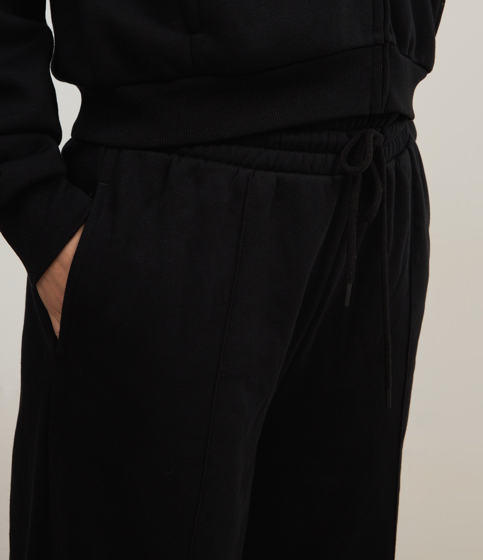 Calça Wide em Moletom com Cós Elástico 4