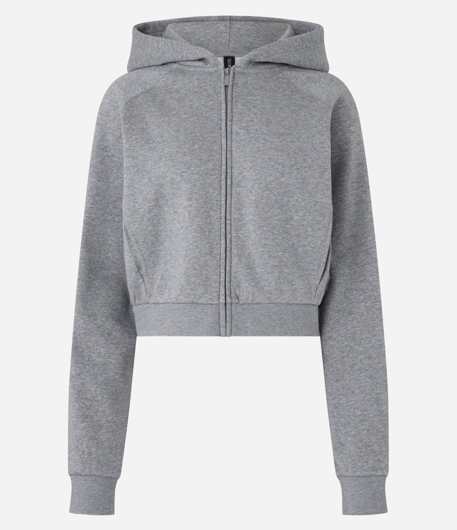 Casaco em Moletom com Capuz e Bolso Canguru Cinza 5