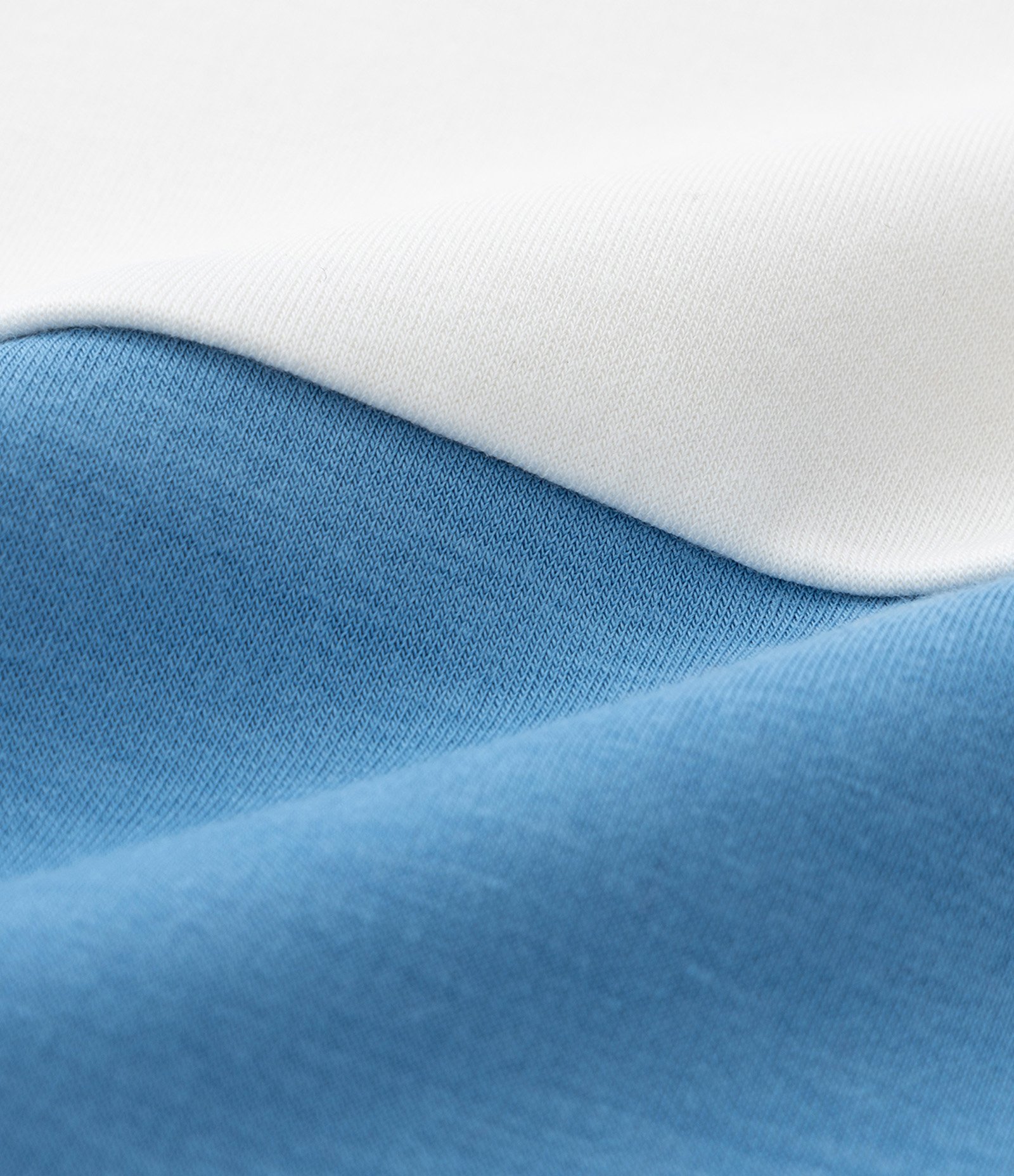 Blusão Infantil em Modal com Recortes - Tam 0 a 18 meses Azul/Branco 3