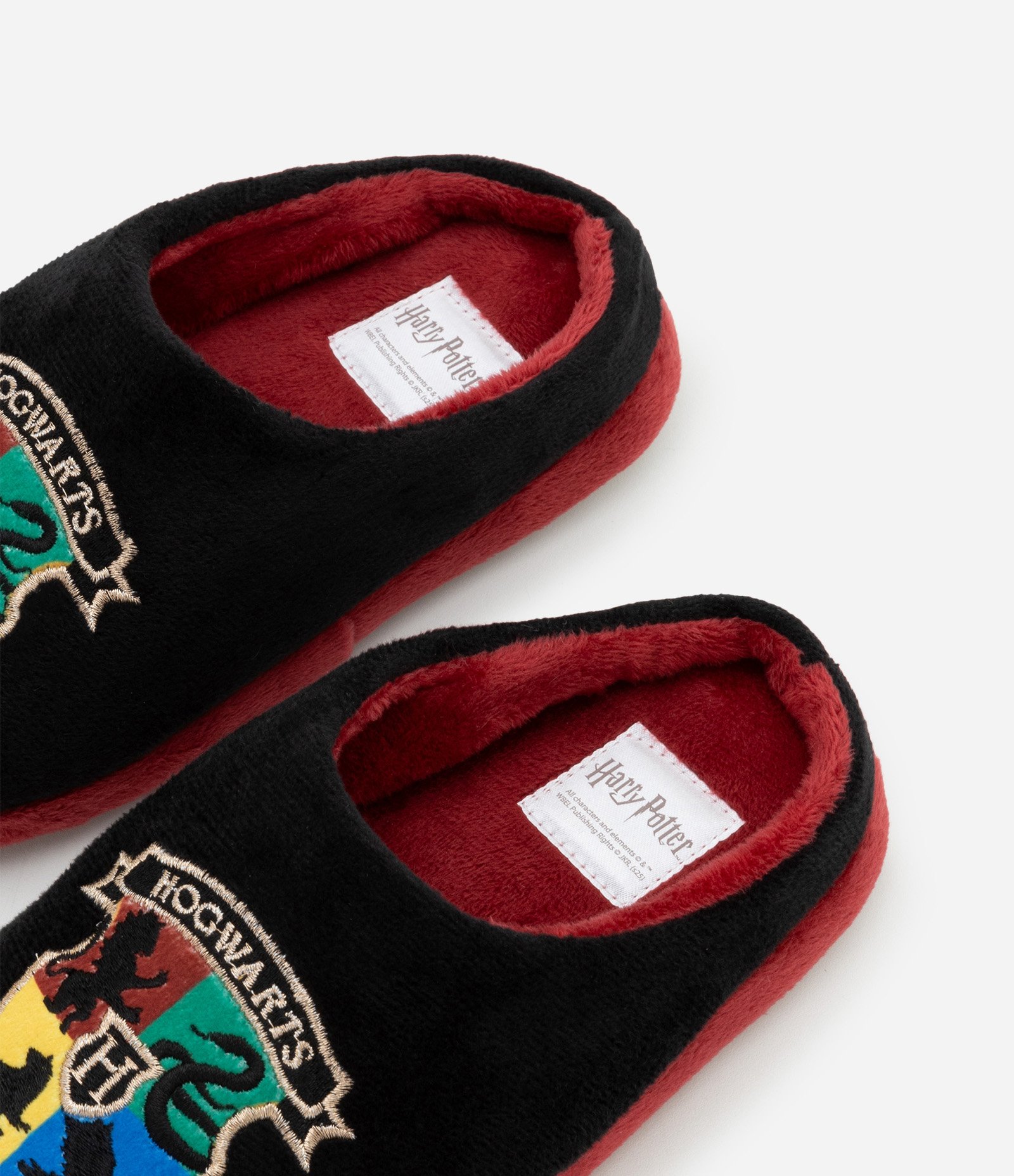 Pantufa Chinelo Infantil com Bordado Harry Potter - Tam 29 a 36 Preto/Vermelho 3
