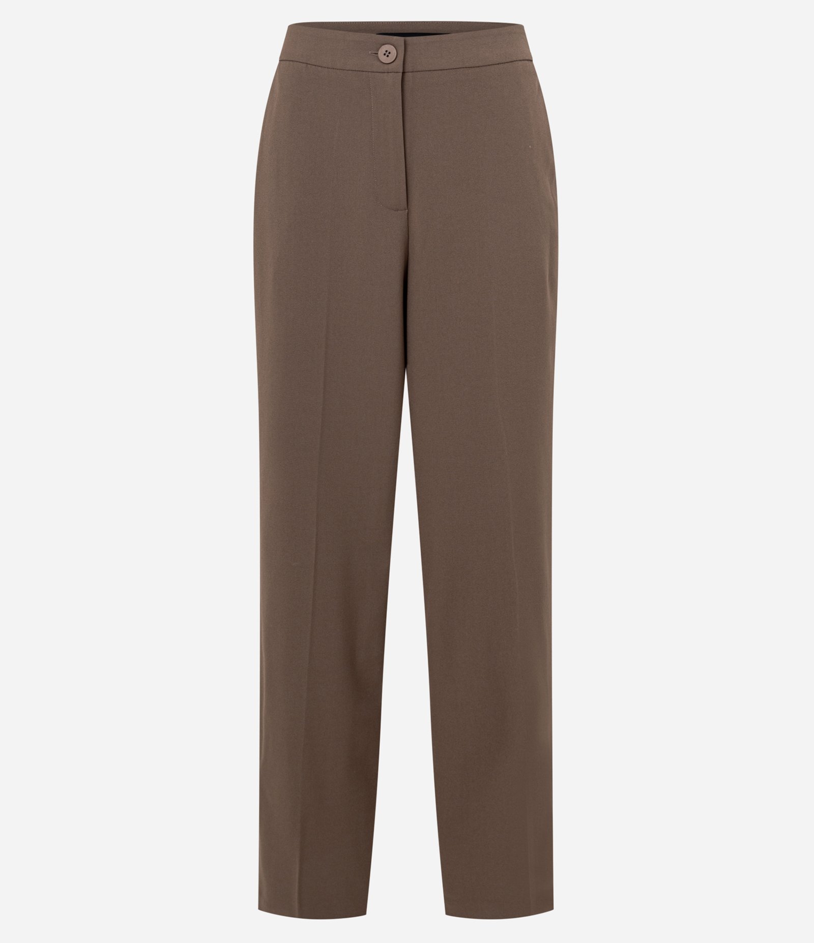 Calça Reta Alfaiatada com Bolsos e Frisos 4