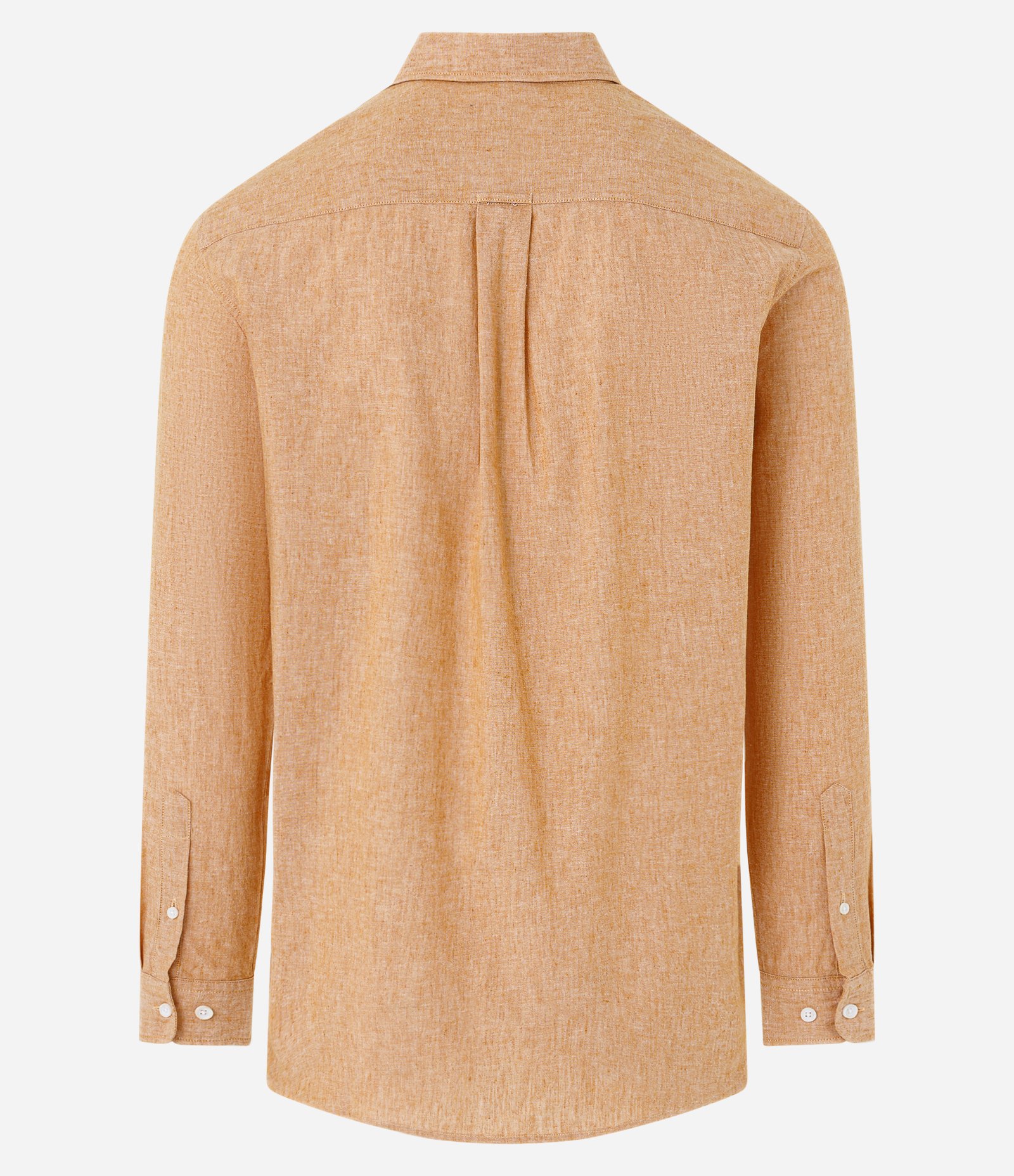 Camisa Regular Básica em Linho com Gola Colarinho 6