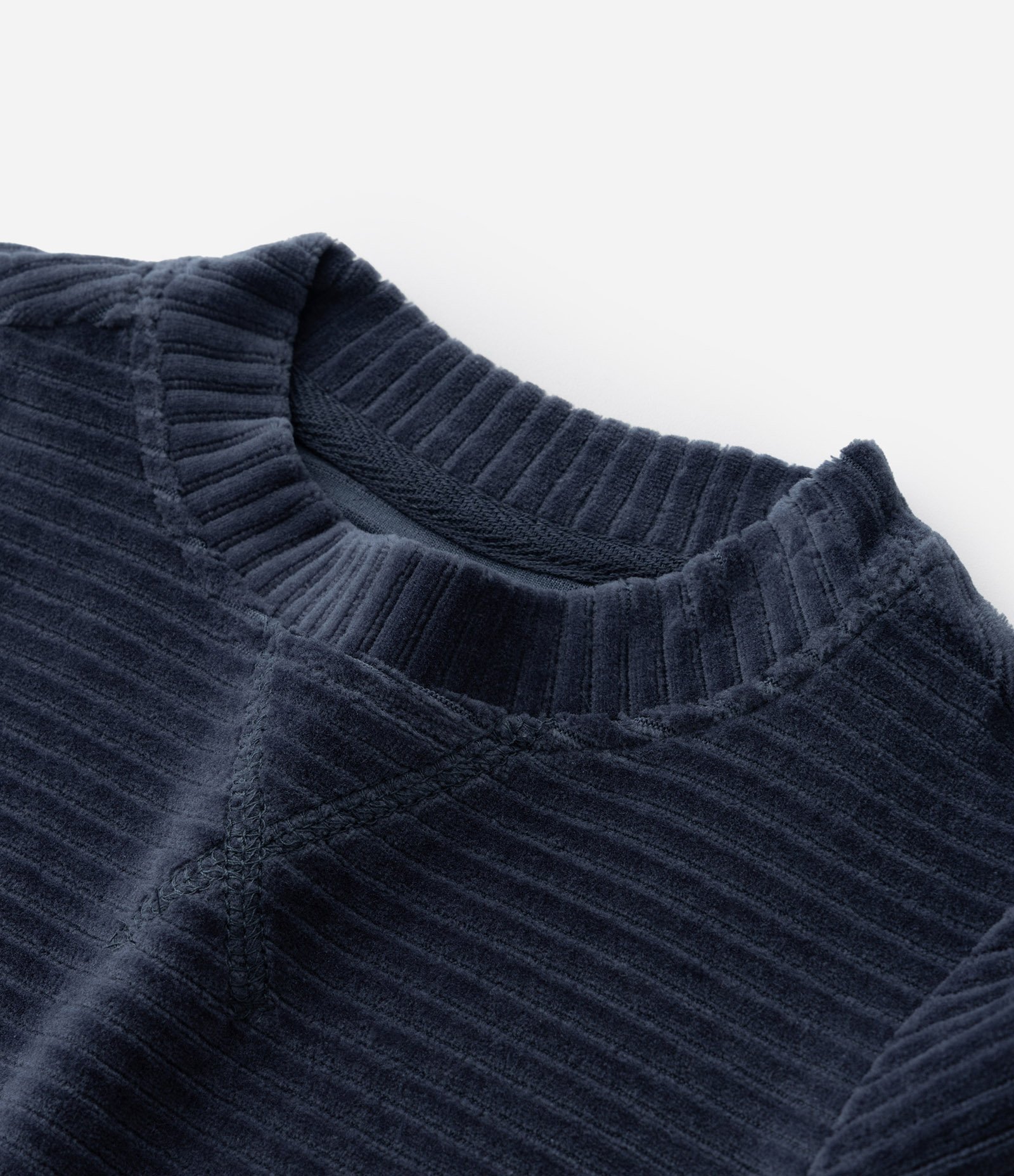 Blusão Infantil em Veludo Canelado - Tam 1 a 5 Anos Azul 5