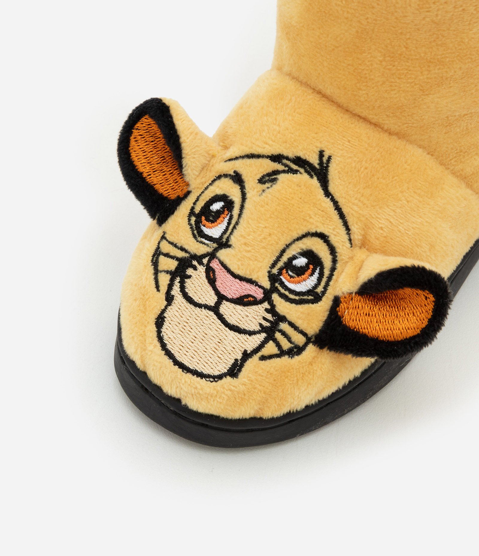Pantufa Bota Infantil com Bordado Simba - Tam 19 a 28 Laranja 7