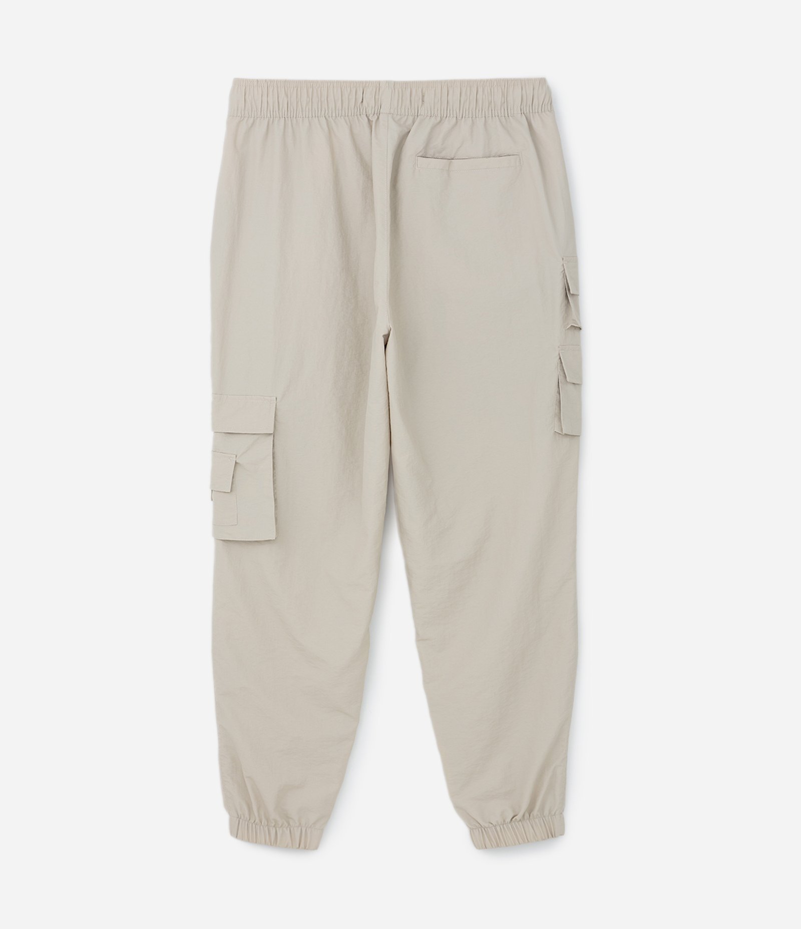 Calça Jogger em Poliamida com Bolsos Laterais Bege 5