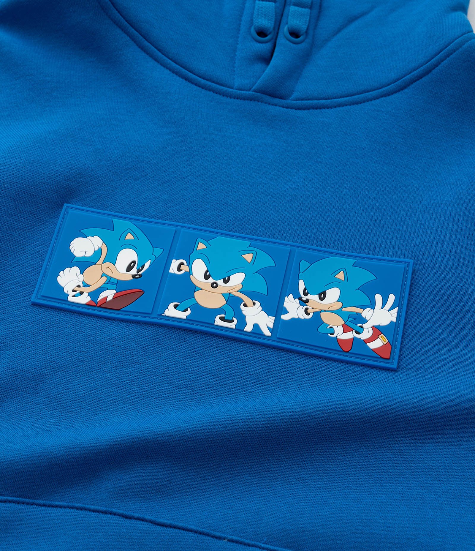 Casaco Infantil com Capuz e Estampa do Sonic - Tam 4 a 12 Anos Azul 6