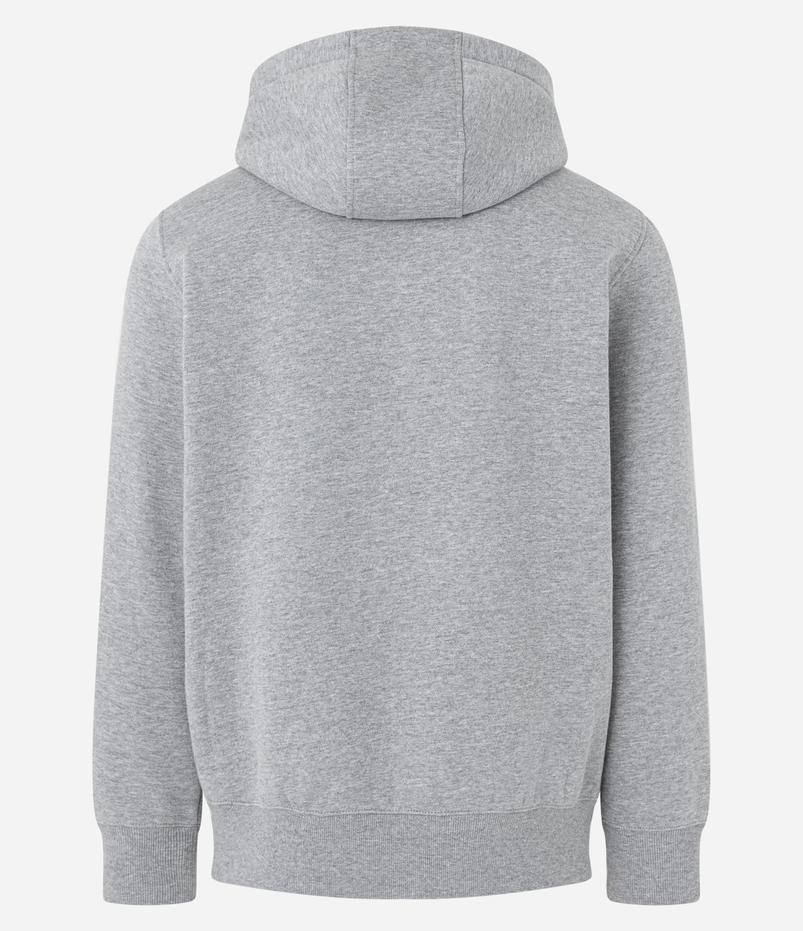 Casaco Básico em Moletom com Capuz e Zíper Frontal Cinza Médio 11