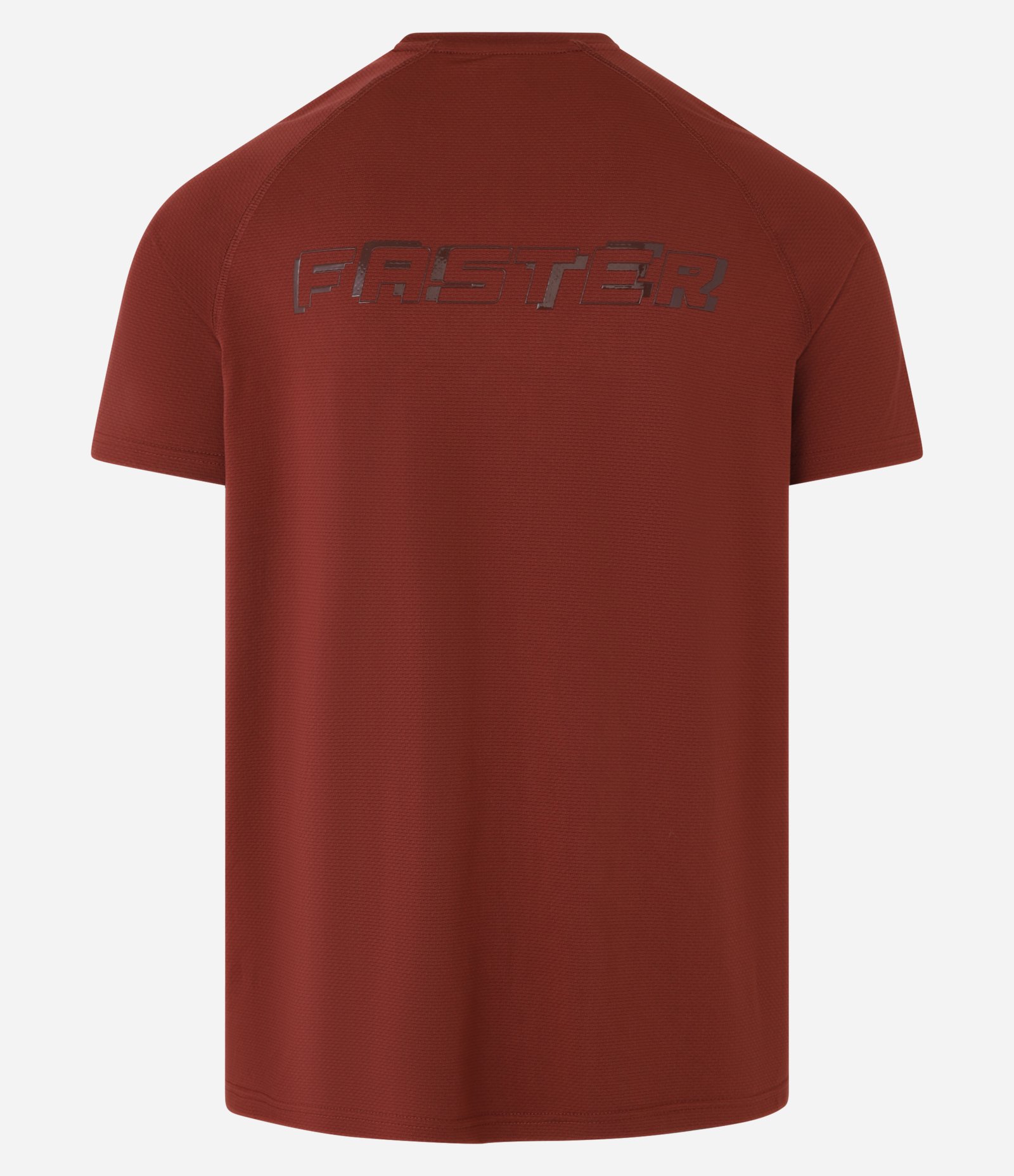 Camiseta Esportiva em Tecnologia Dry com Textura e Estampa Lettering Refletiva Vermelho 8