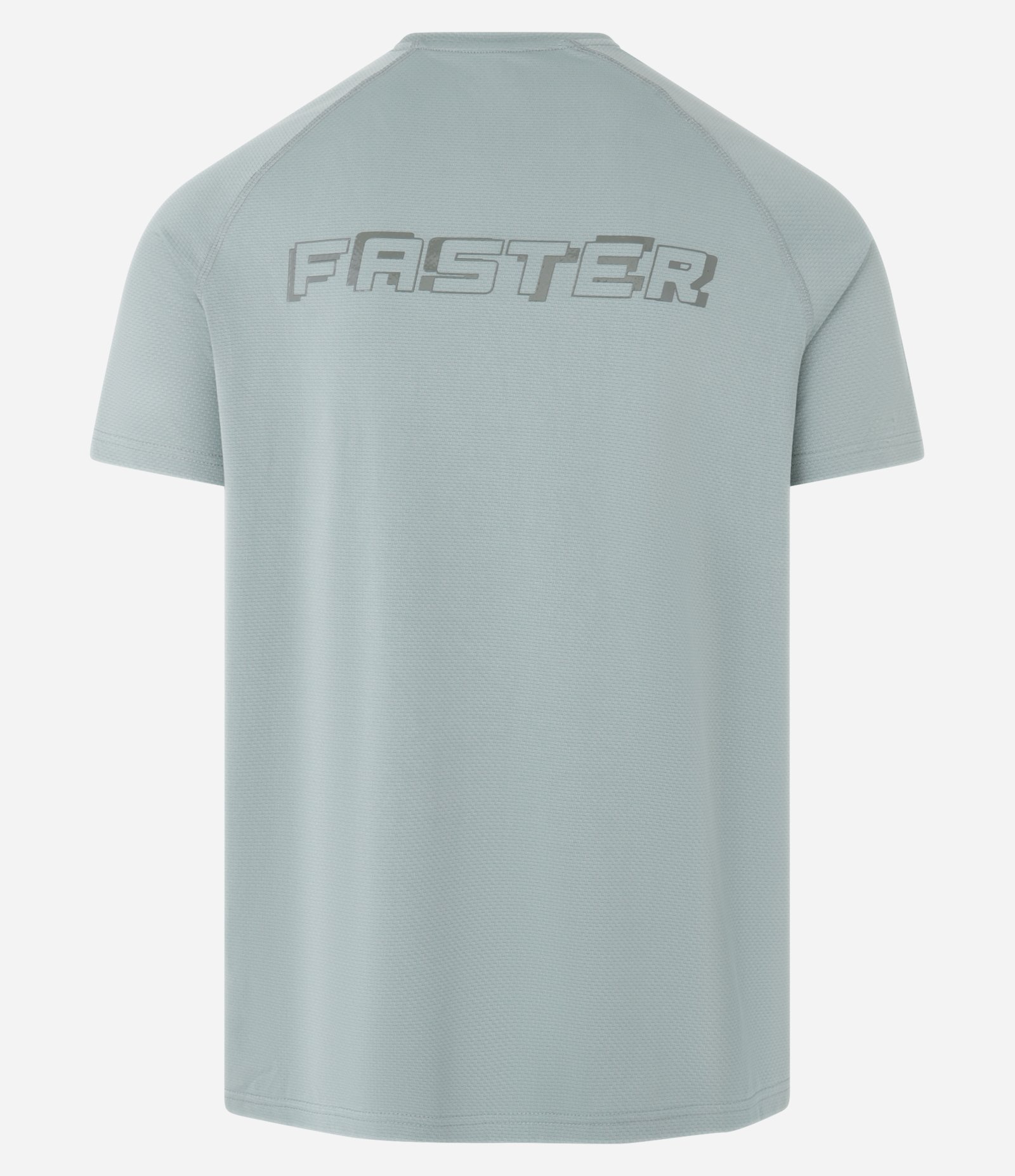 Camiseta Esportiva em Tecnologia Dry com Textura e Estampa Lettering Refletiva Cinza 7