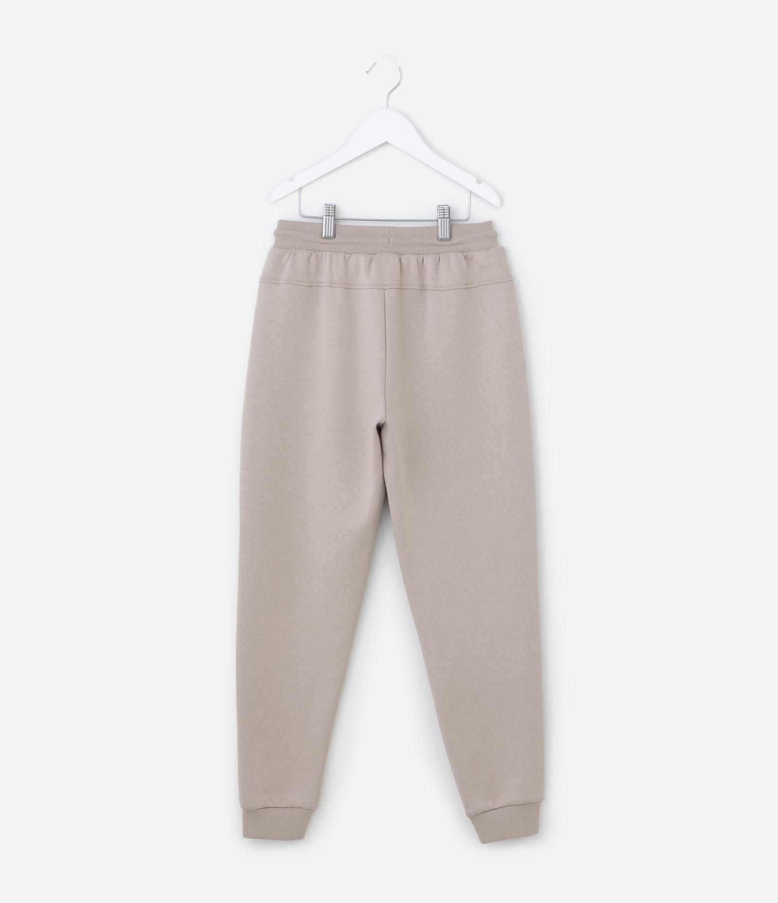 Calça Infantil em Moletom e Bolso com Zíper - Tam 5 a 14 Anos Bege 2