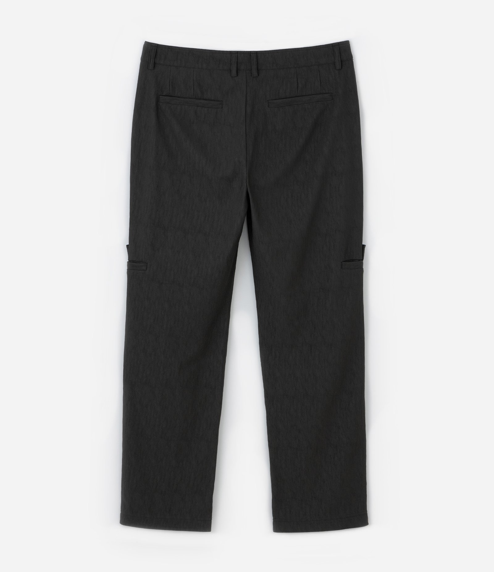 Calça Reta Cargo com Textura e Detalhe Lateral Marrom 8