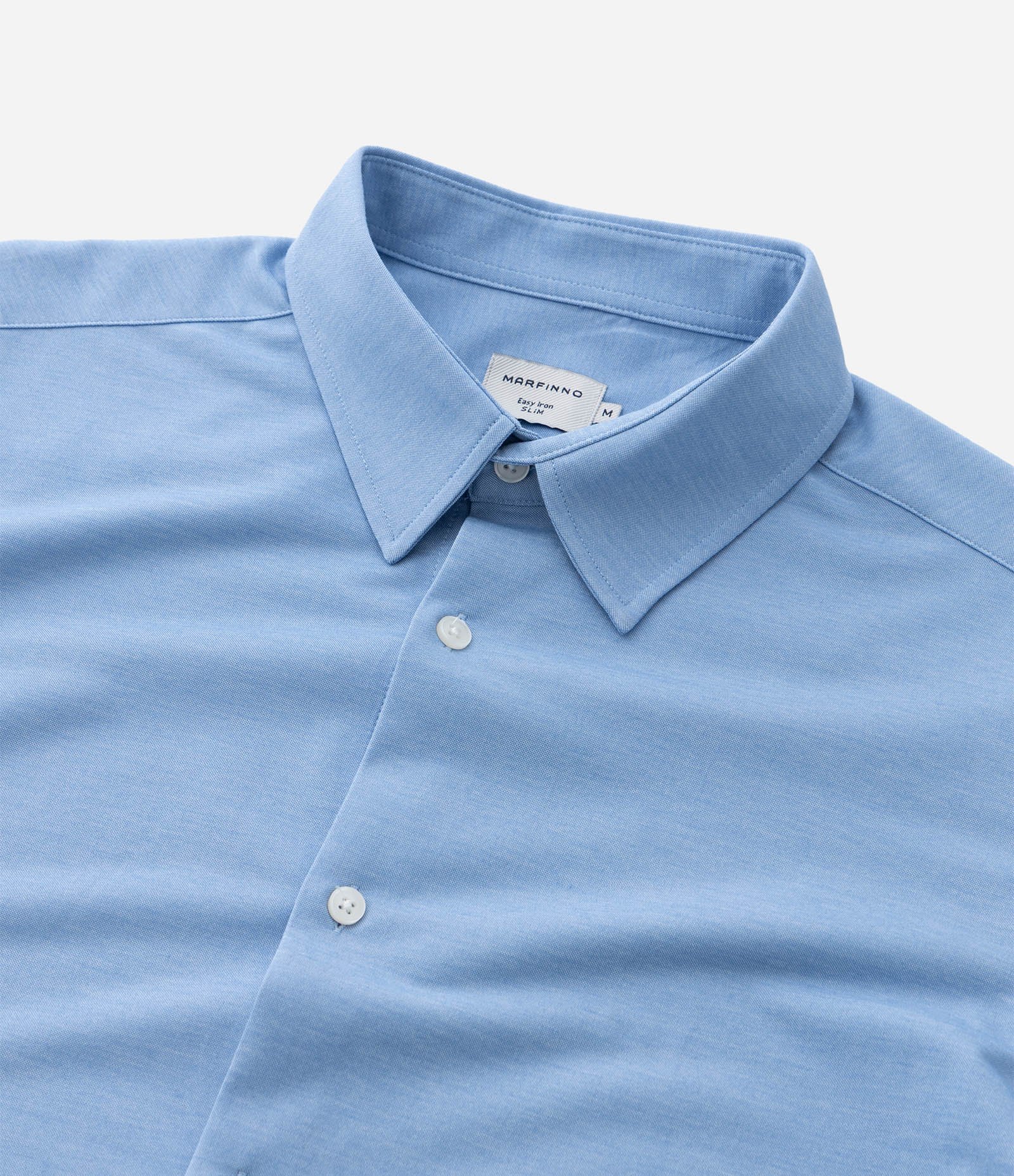 Camisa Slim Performance Easy Care Ultra Conforto Azul 10