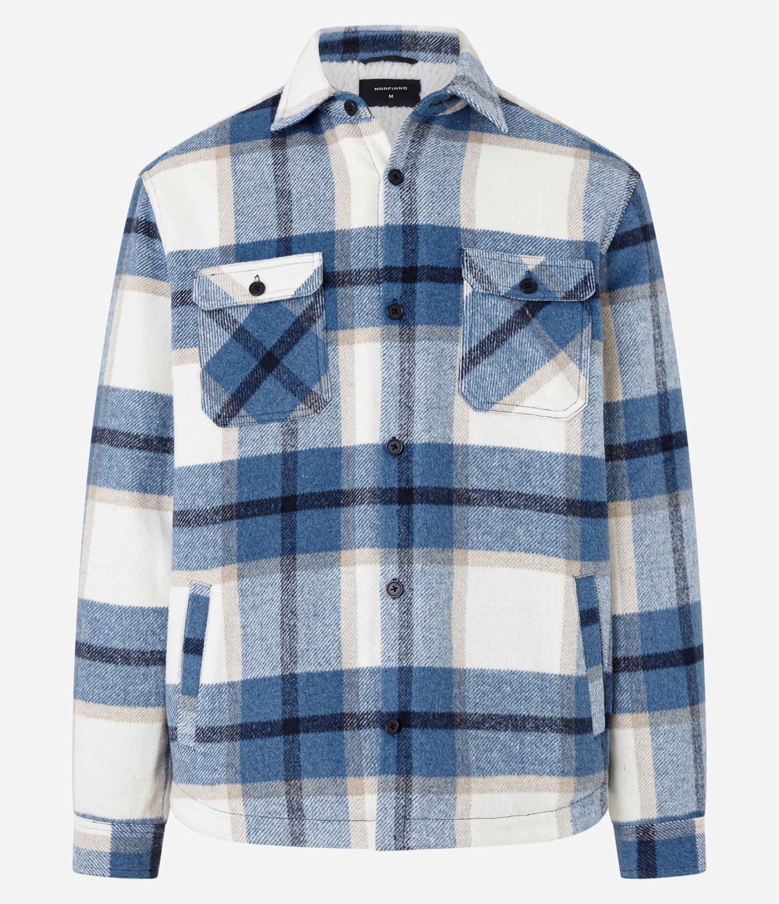 Jaqueta Trucker em Veludo com Estampa Xadrez 7