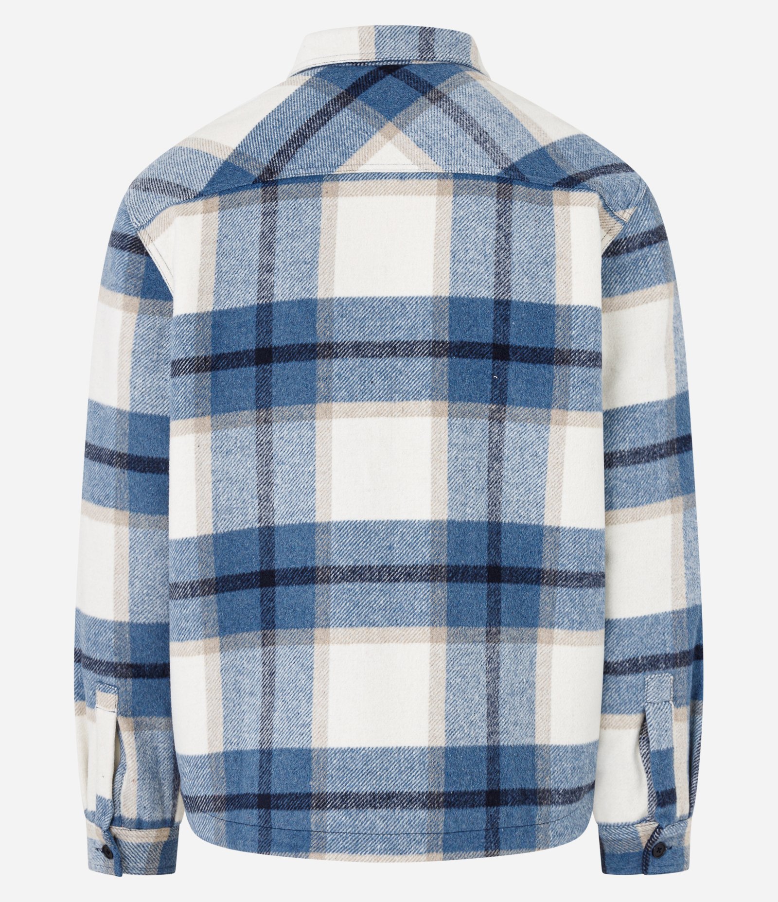 Jaqueta Trucker em Veludo com Estampa Xadrez 9