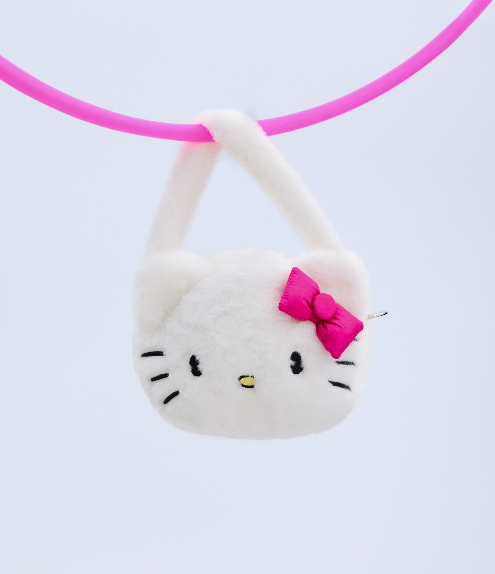 Bolsa Infantil Transversal com Carinha Hello Kitty - Tam U Branco 1
