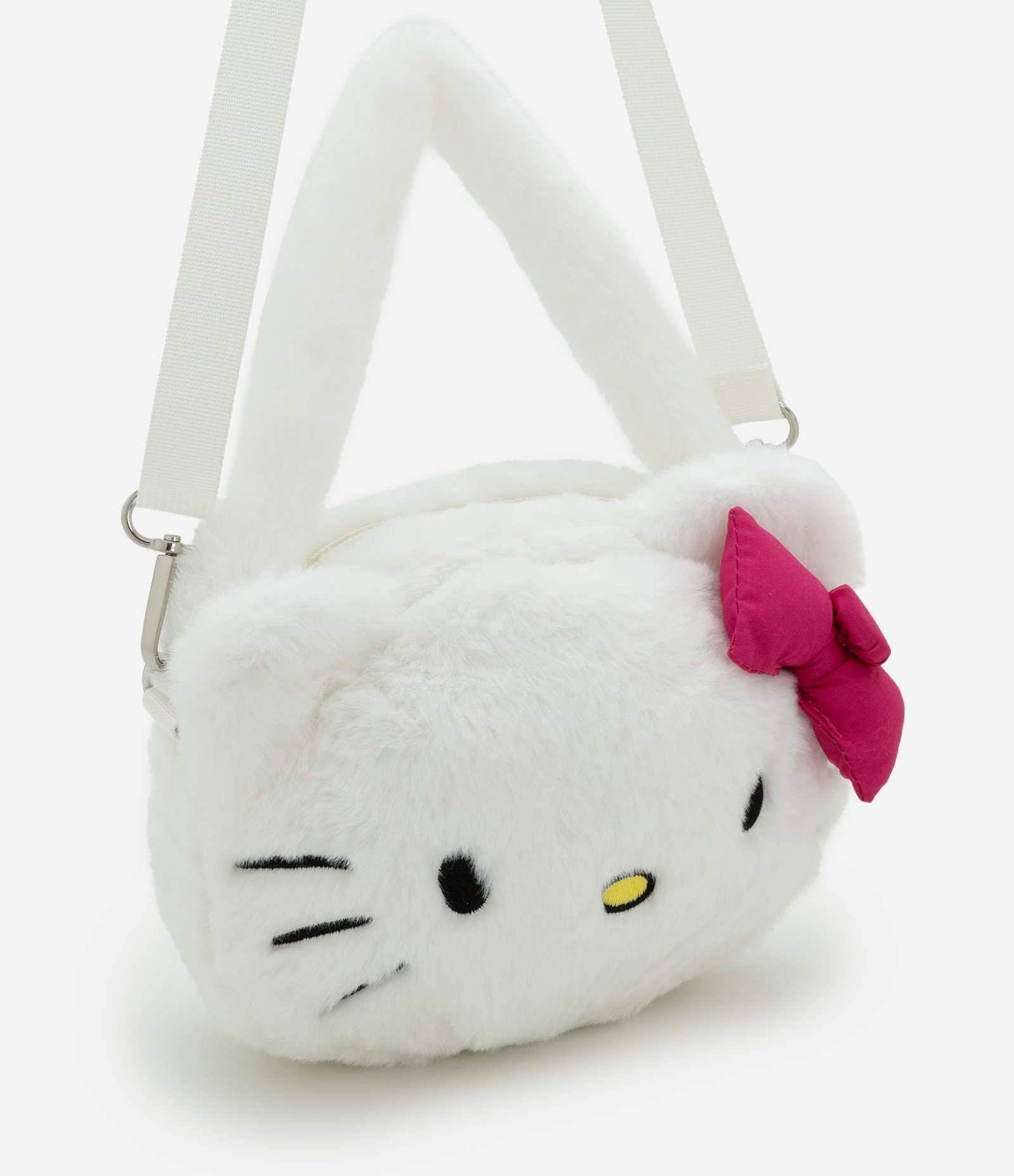 Bolsa Infantil Transversal com Carinha Hello Kitty - Tam U Branco 2