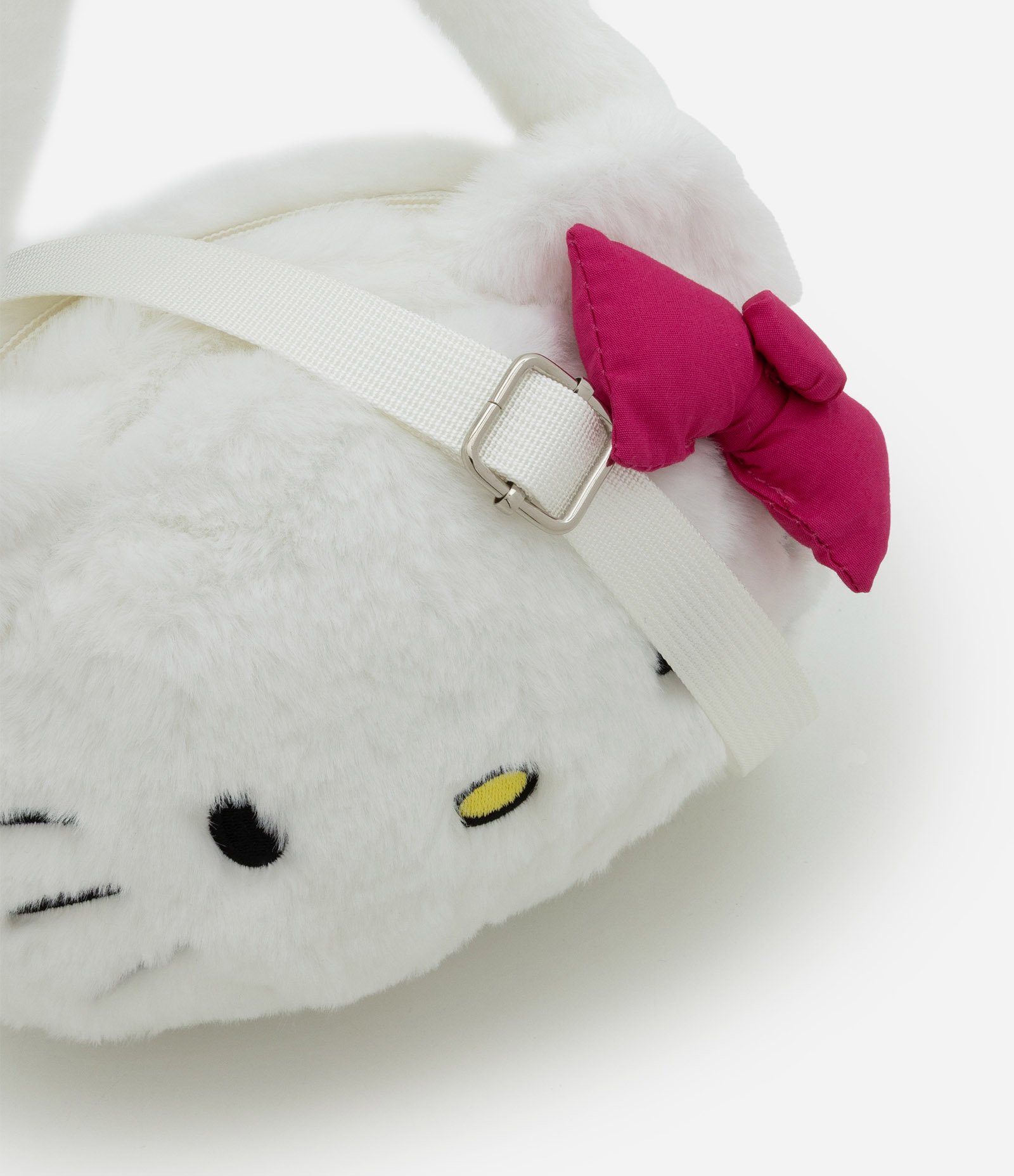 Bolsa Infantil Transversal com Carinha Hello Kitty - Tam U Branco 5