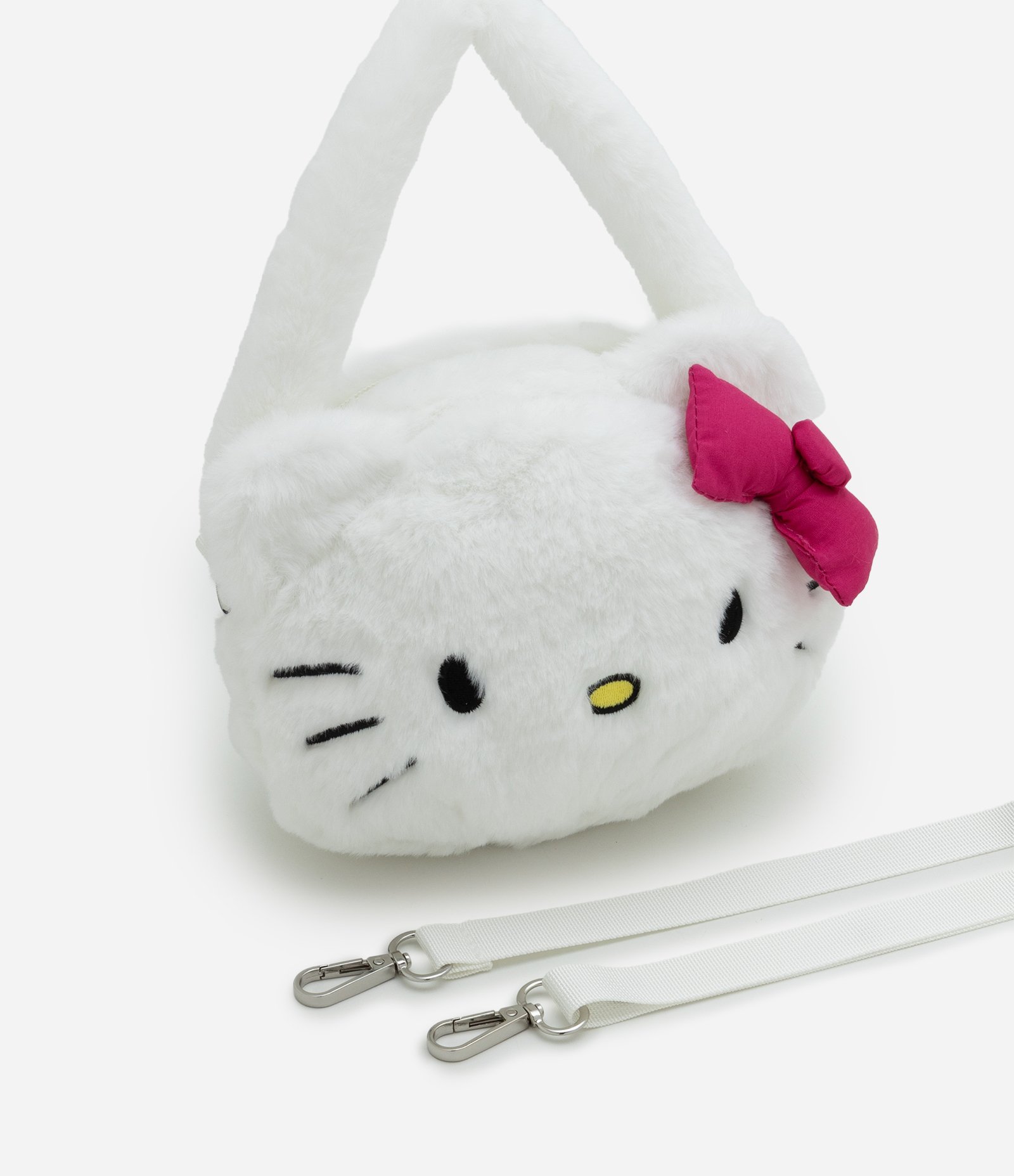 Bolsa Infantil Transversal com Carinha Hello Kitty - Tam U Branco 7