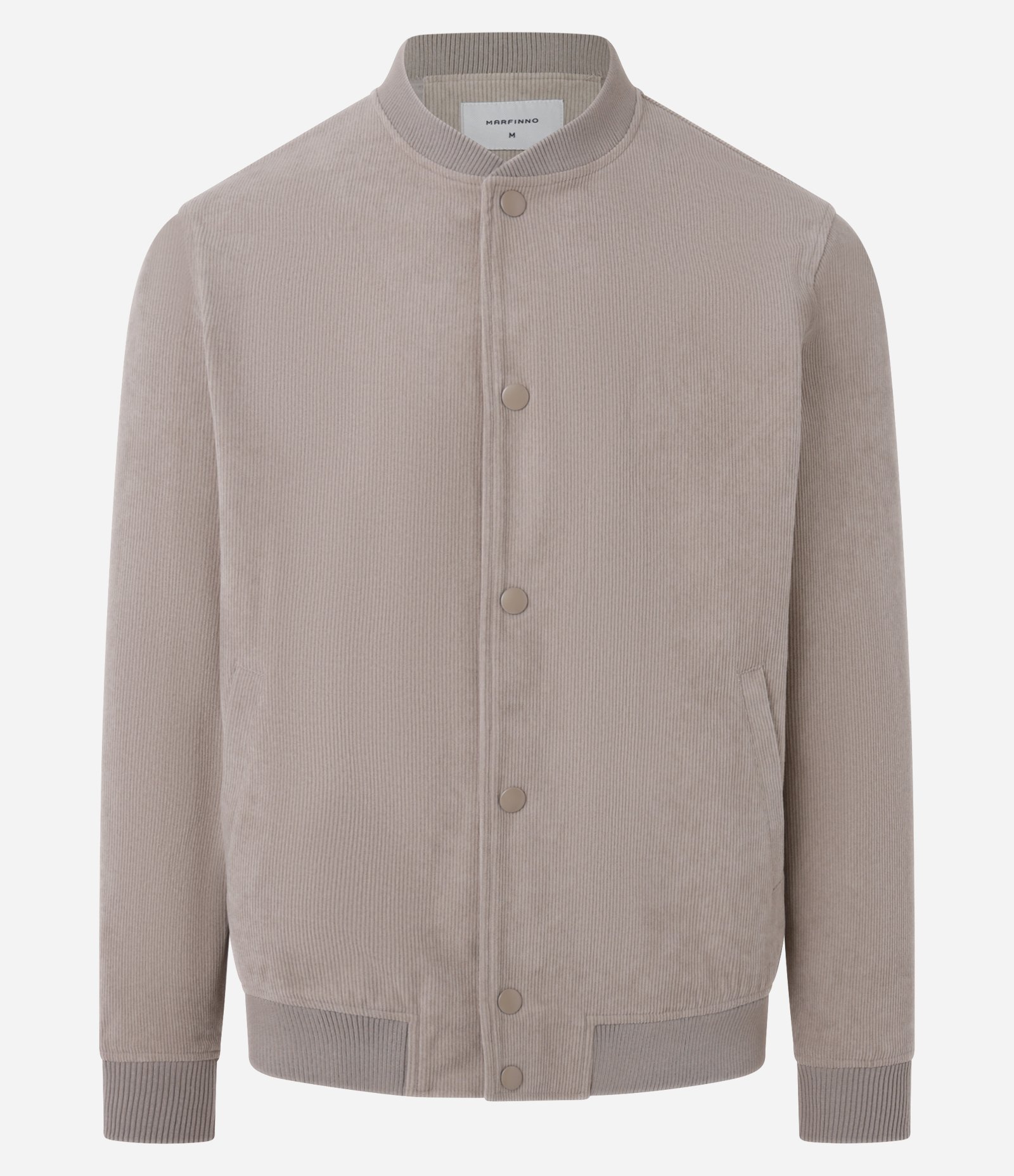 Jaqueta Bomber em Veludo Cotelê com Botões Forrados 5