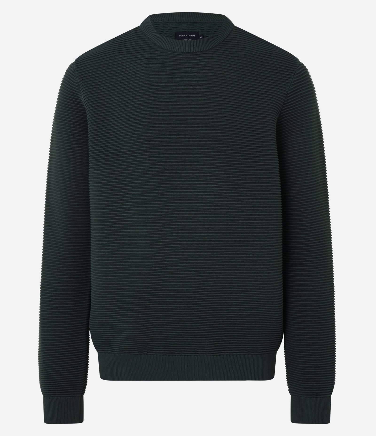 Suéter em Tricô Leve com Texturas Horizontais 5