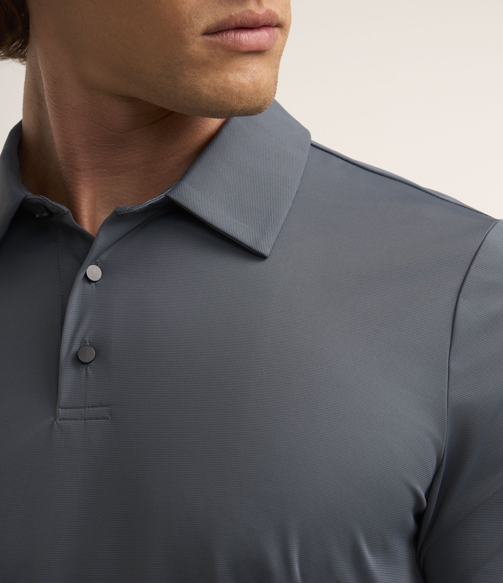 Camisa Polo Performance com Toque Gelado Azul 4