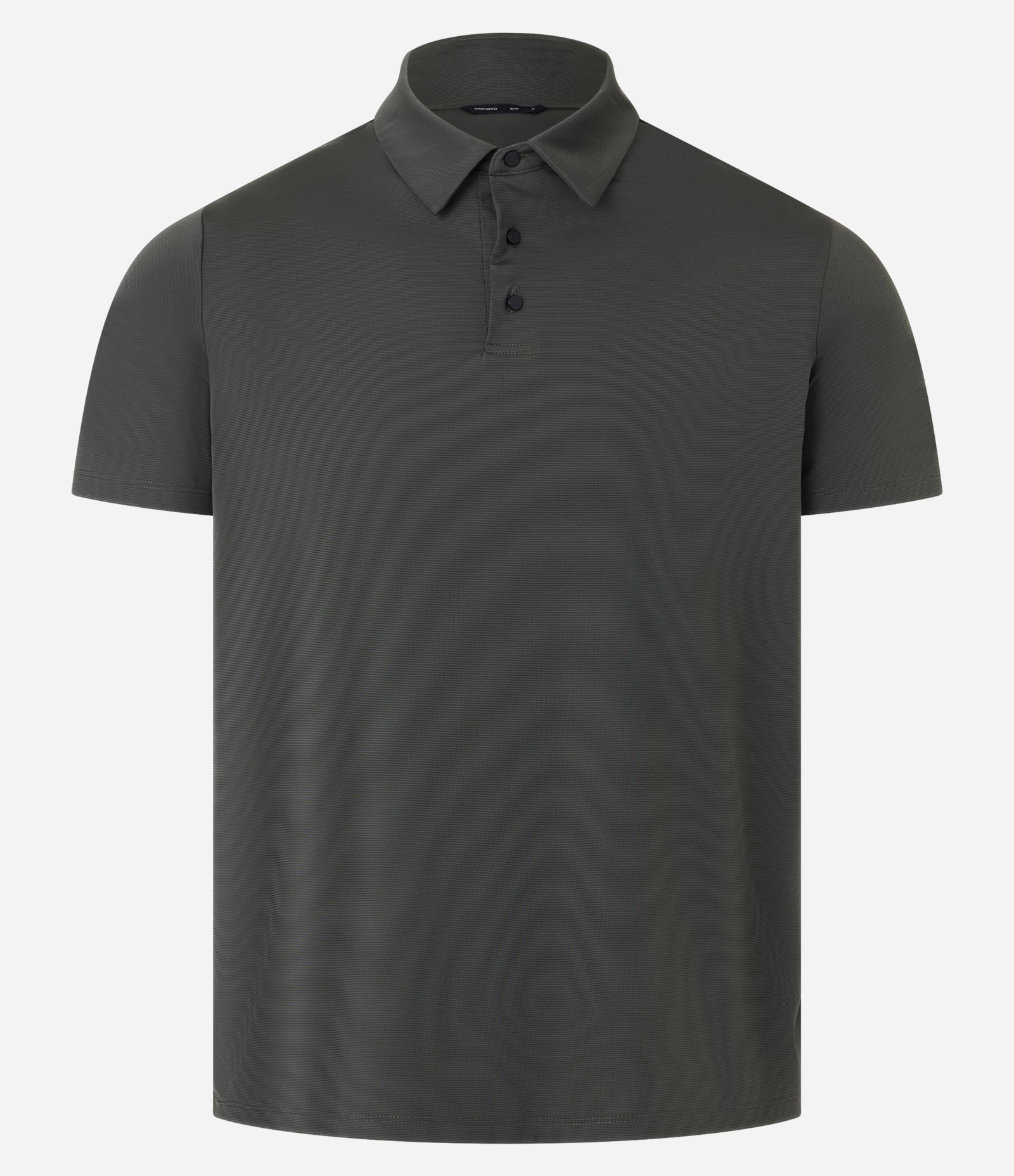 Camisa Polo Performance com Toque Gelado Verde Escuro 6