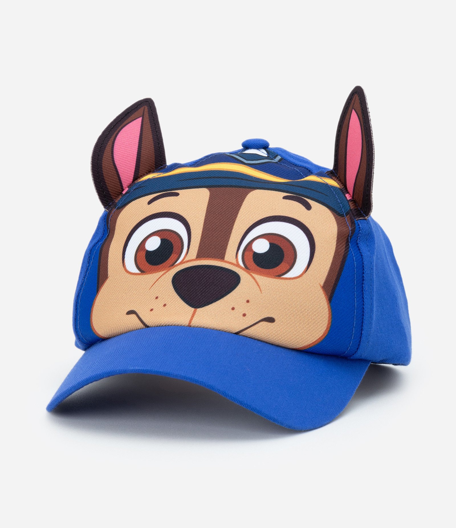 Boné Infantil em Sarja com Estampa Chase e Orelhas 3D - Tam U Azul 4