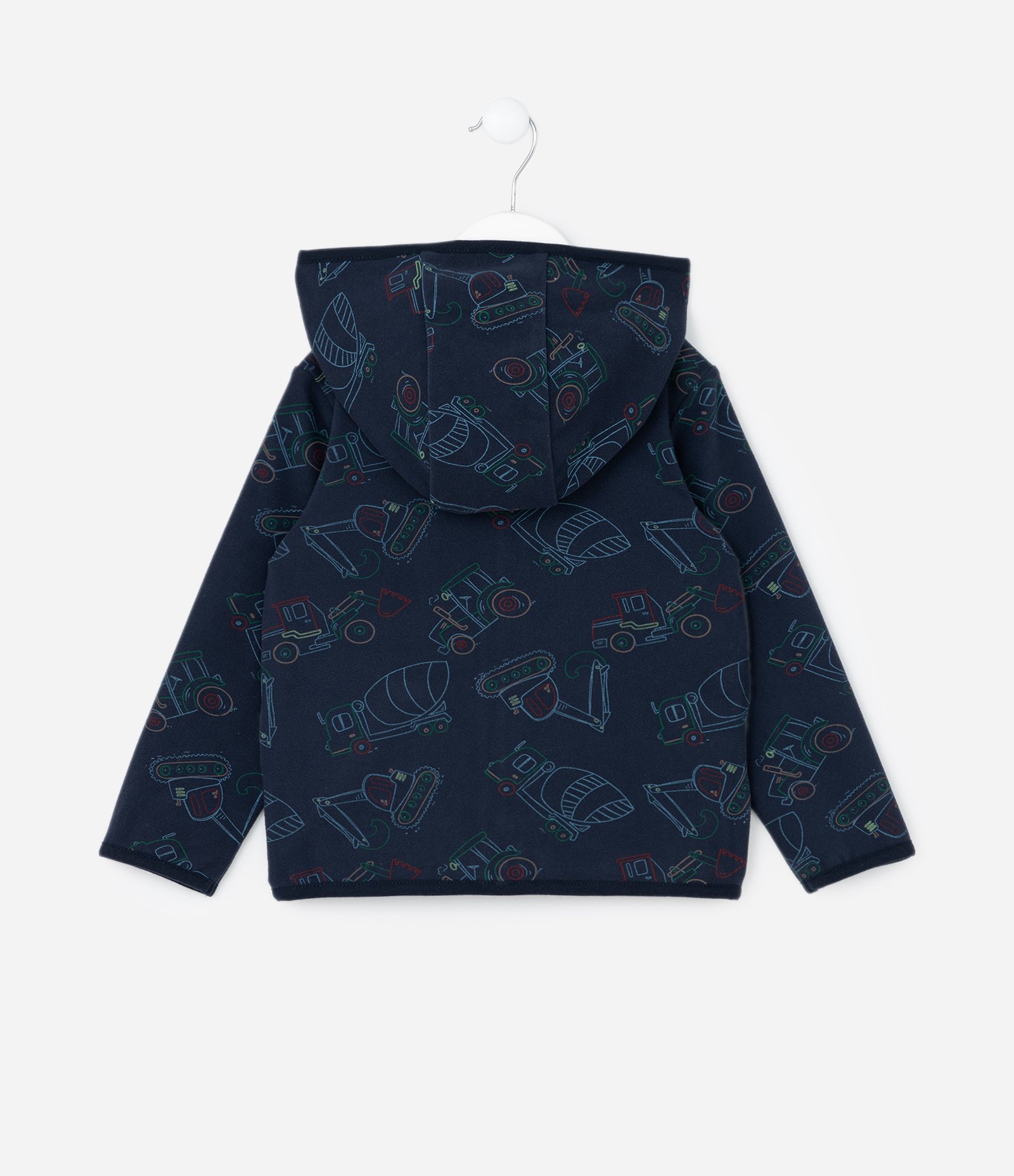 Conjunto Infantil em Fleece com Capuz - Tam 1 a 4 Anos Azul Escuro 3