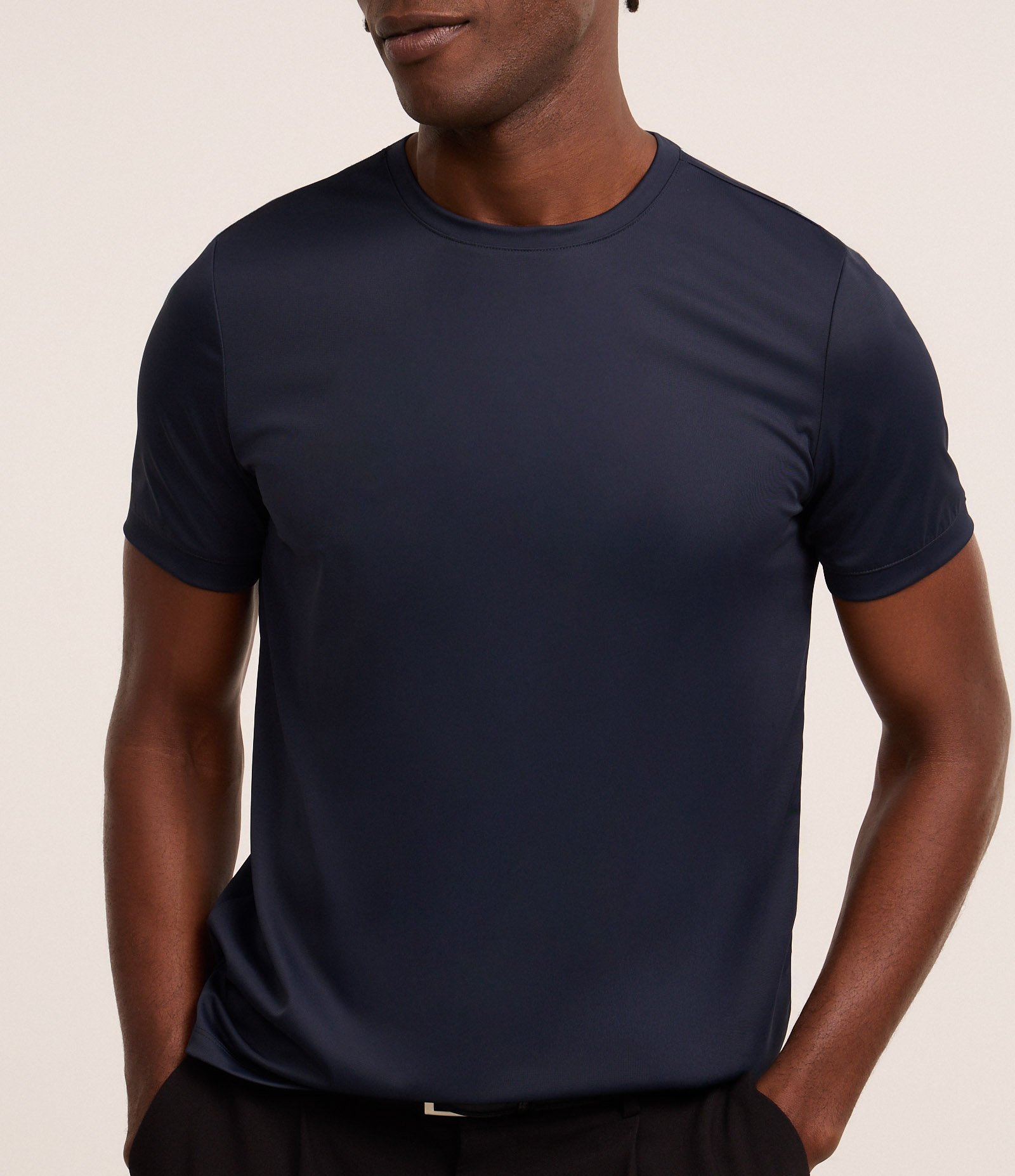 Camiseta Básica em Poliamida Performance e Textura 3