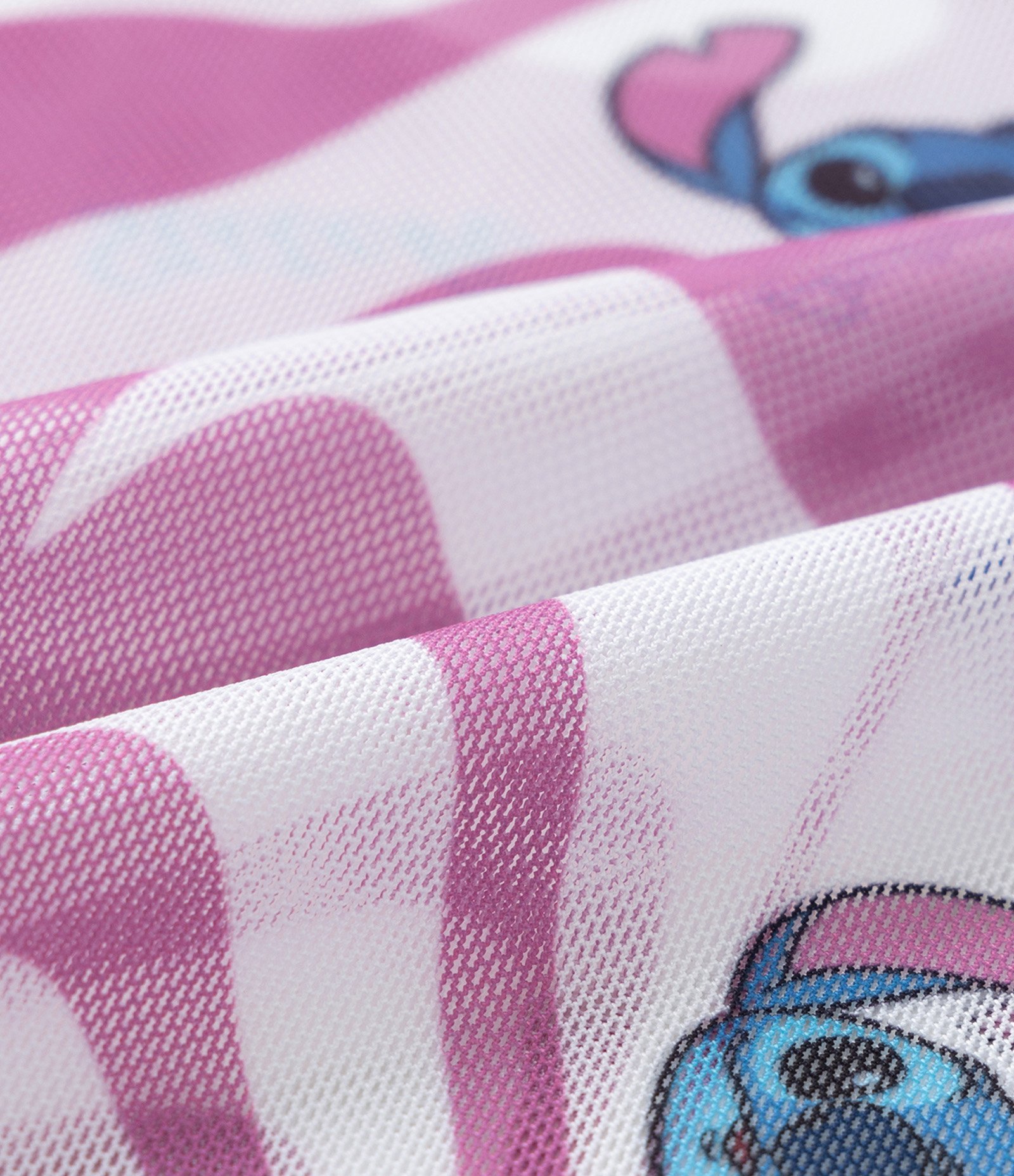 Blusa Infantil com Sobreposição e Estampa Stitch- Tam 5 a 14 Anos Roxo 5