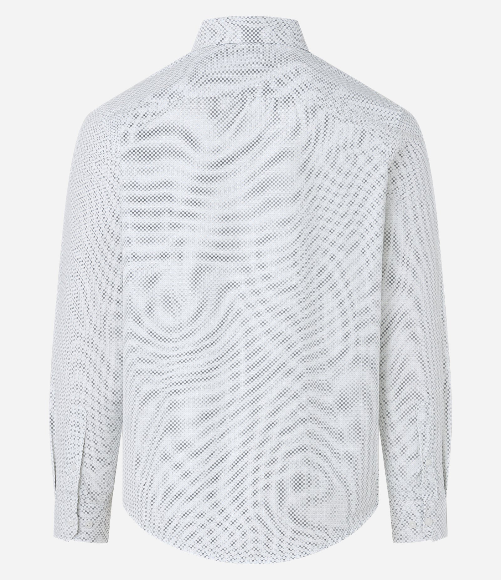 Camisa Regular em Tricoline com Estampa Mini Print Branco 6