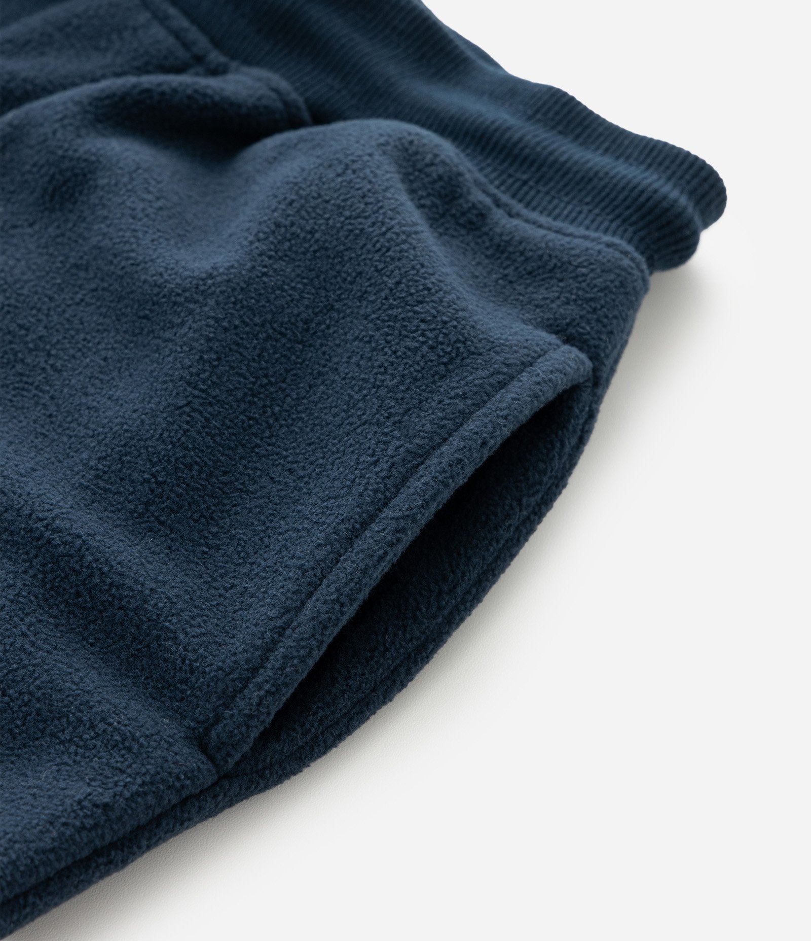 Calça Infantil Básica em Fleece - Tam 5 a 14 anos Azul Escuro 5