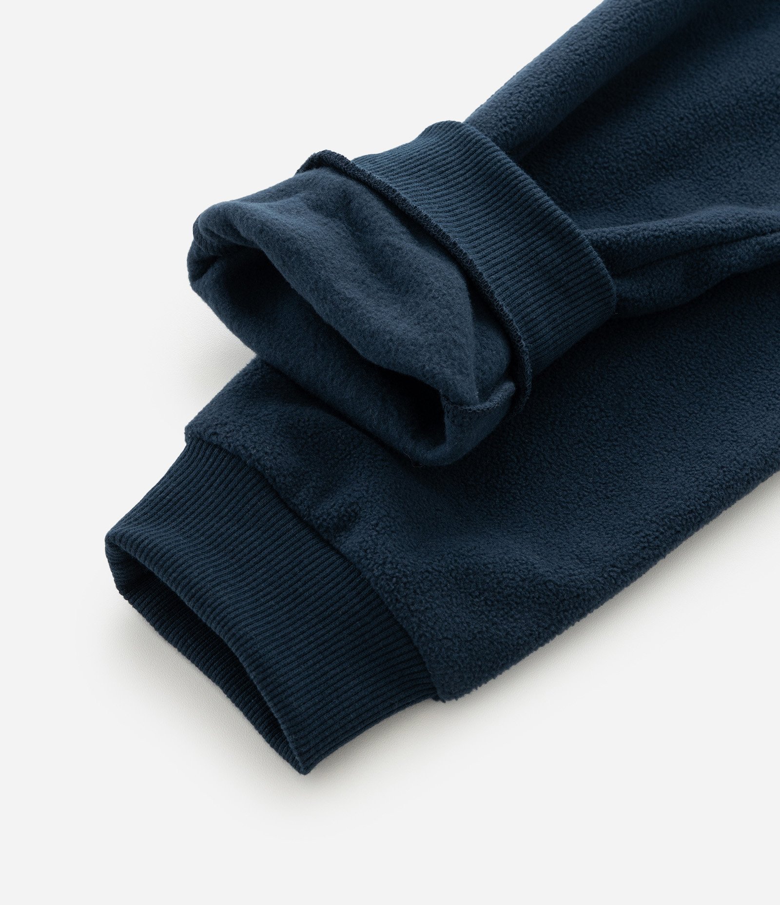 Calça Infantil Básica em Fleece - Tam 5 a 14 anos Azul Escuro 6