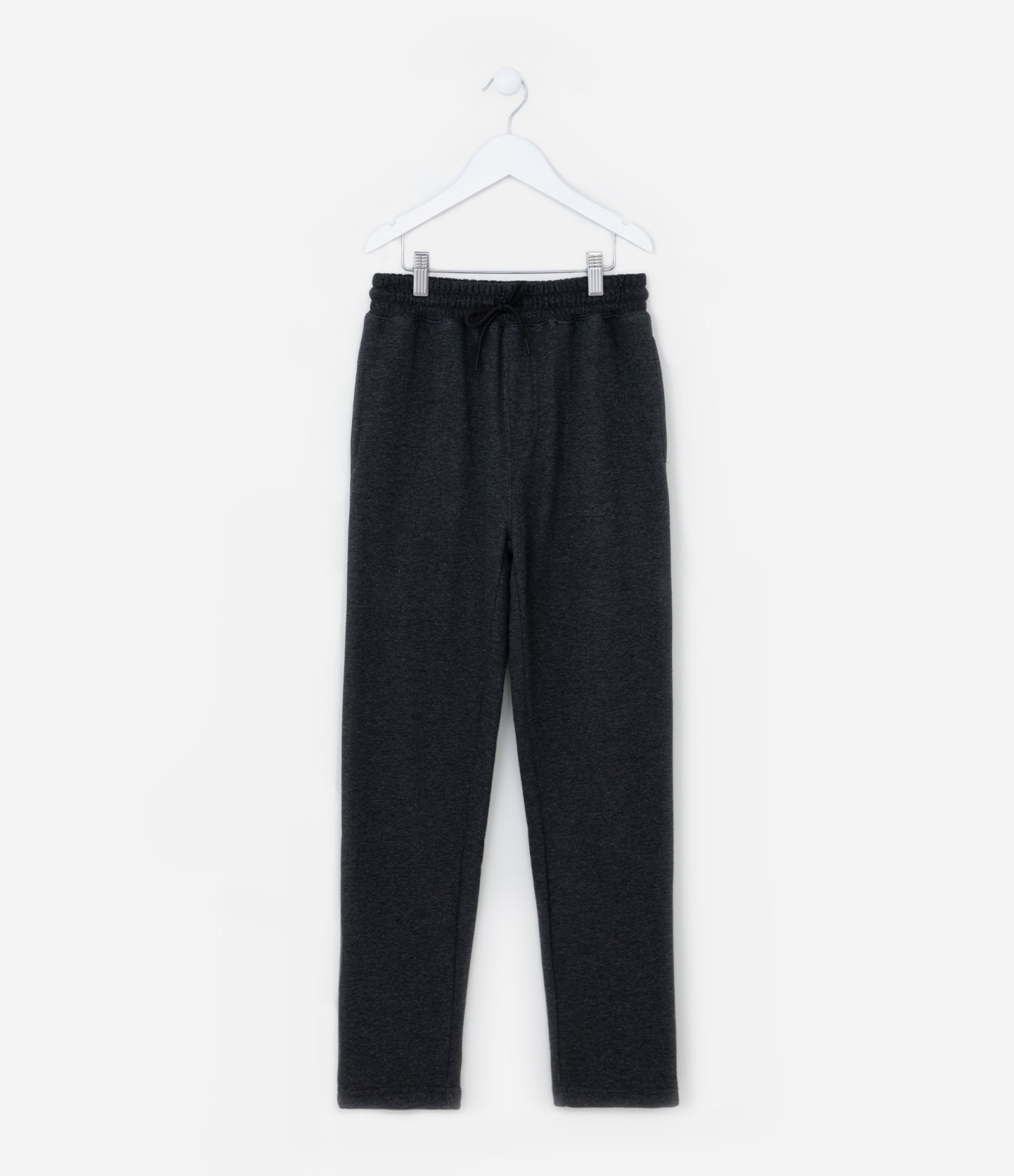 Calça Reta Infantil com Bolsinho - 5 A 14 Cinza 1