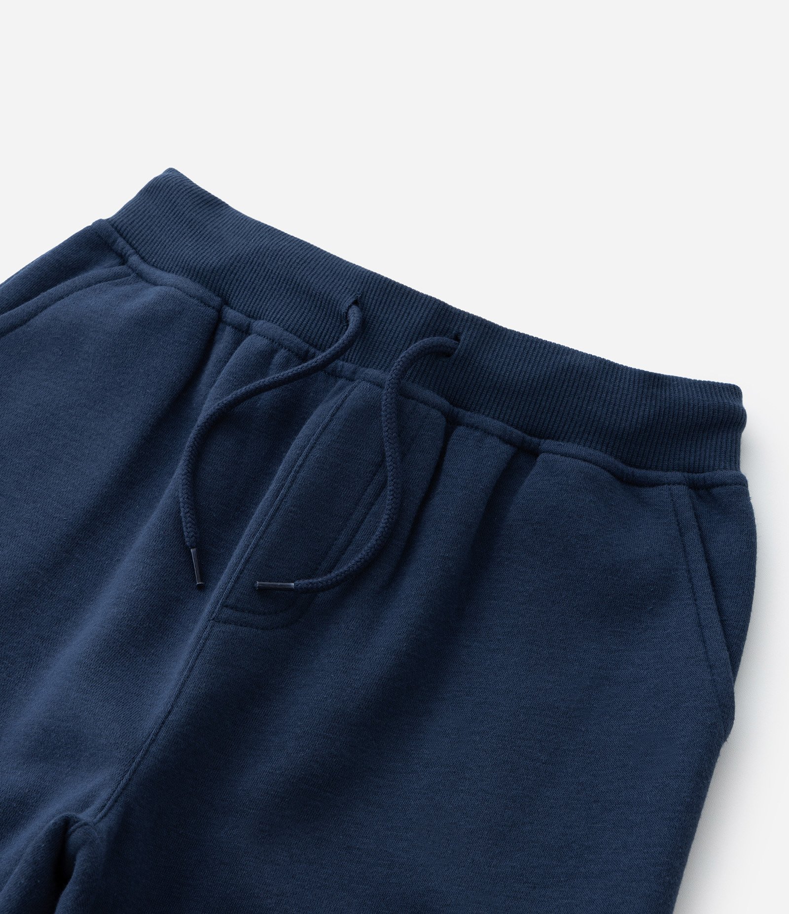 Calça Infantil em Moletom Básica - Tam 5 a 14 anos Azul 4