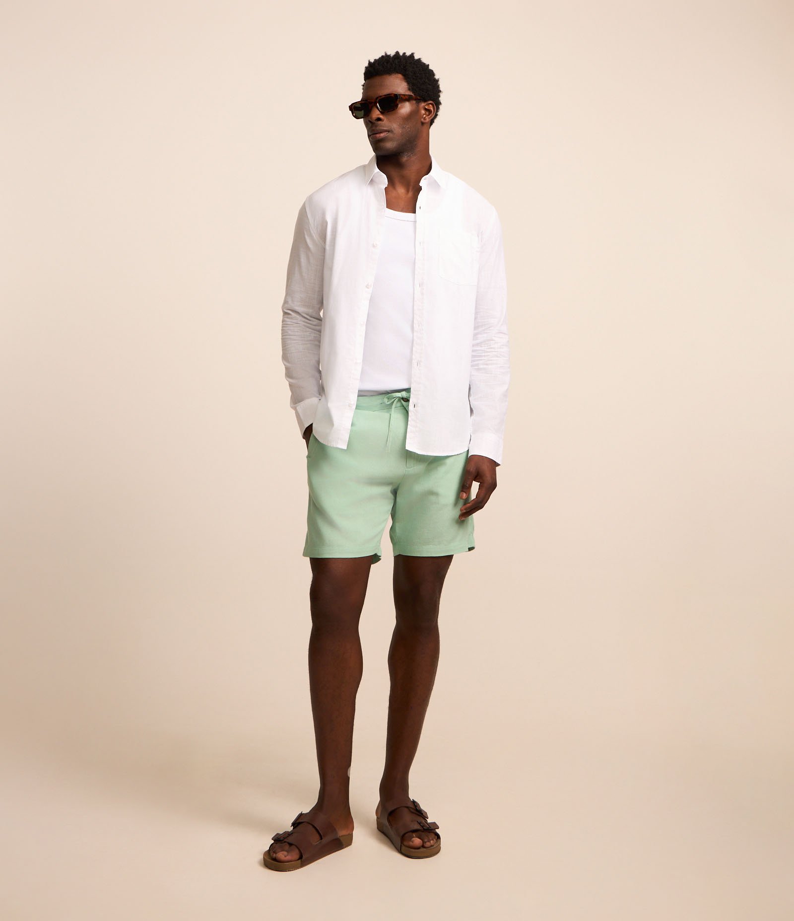 Camisa Regular em Voil com Textura Flamê Branco 2