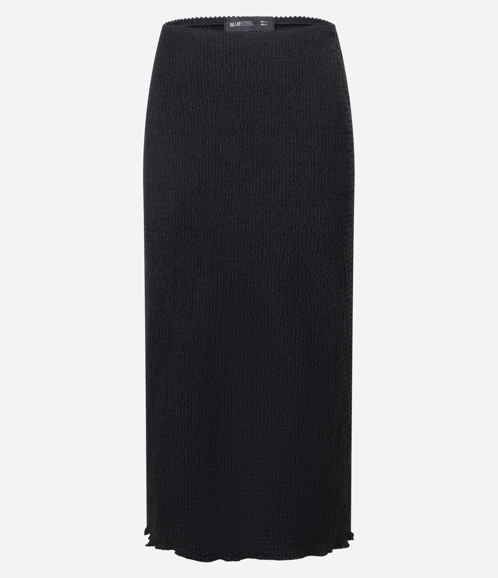 Saia Midi Texturizada com Fenda 5