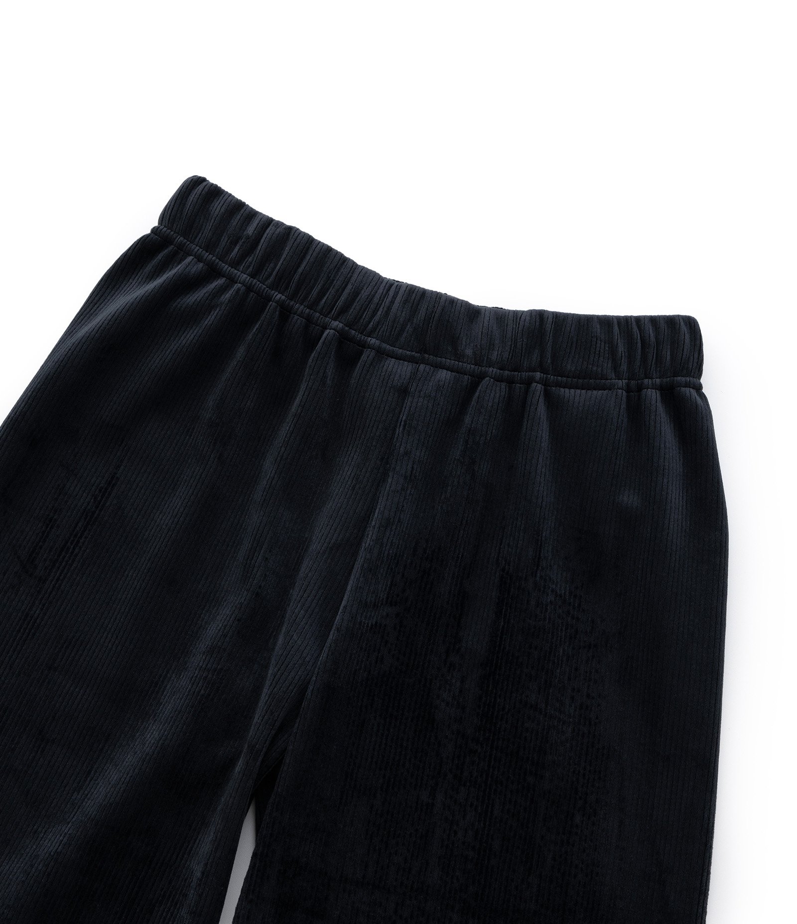 Calça Wide Leg Infantil em Plush - Tam 5 a 14 Anos Preto 2