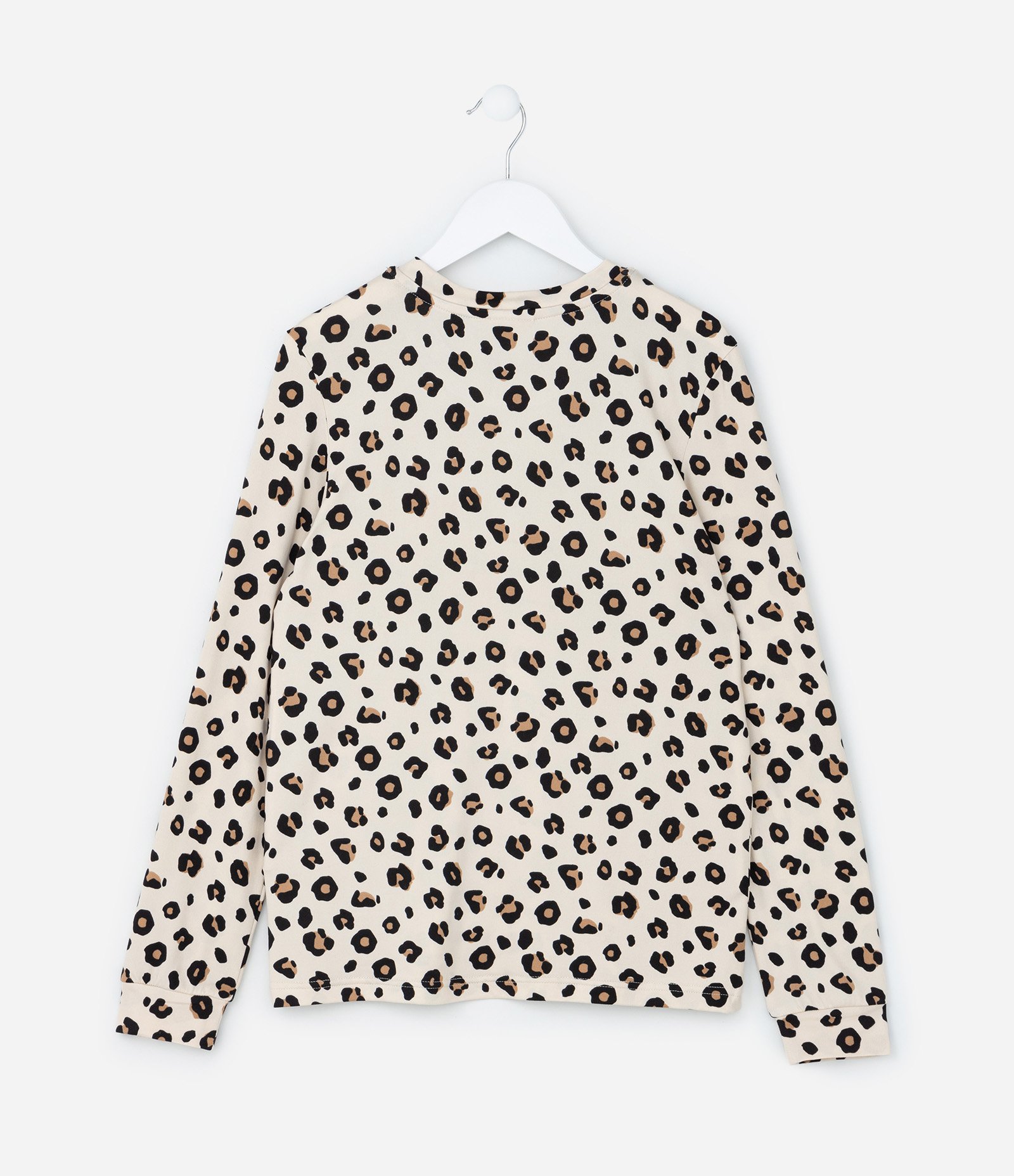 Pijama Infantil com Toque Suave e Estampa Oncinha - Tam 2 a 14 Anos Bege 3