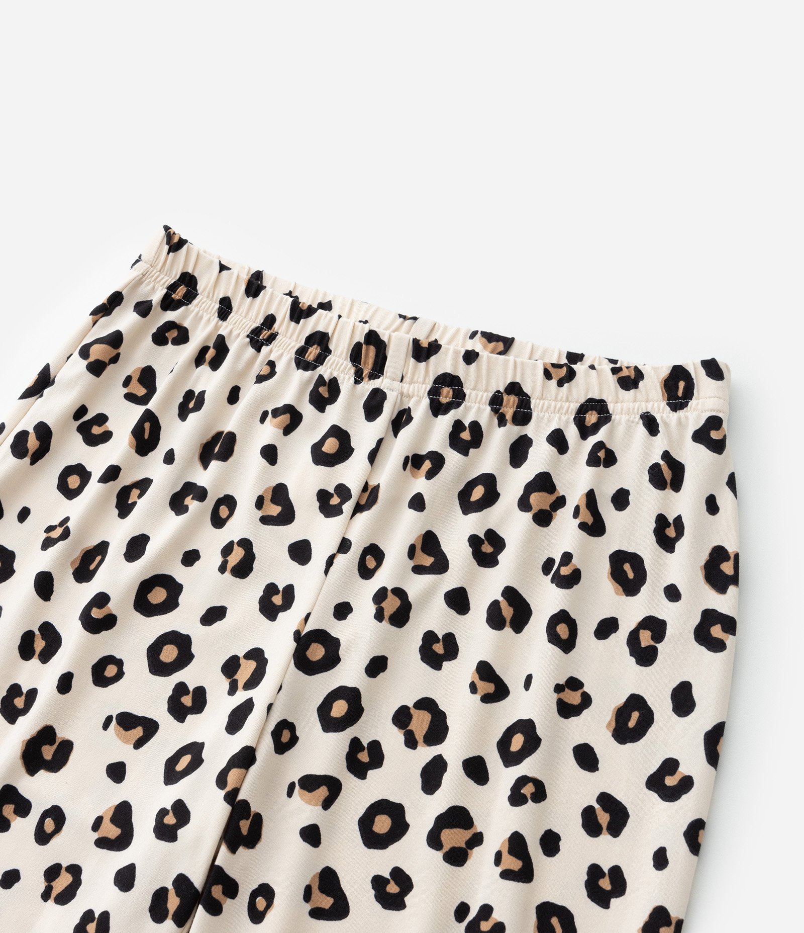 Pijama Infantil com Toque Suave e Estampa Oncinha - Tam 2 a 14 Anos Bege 7