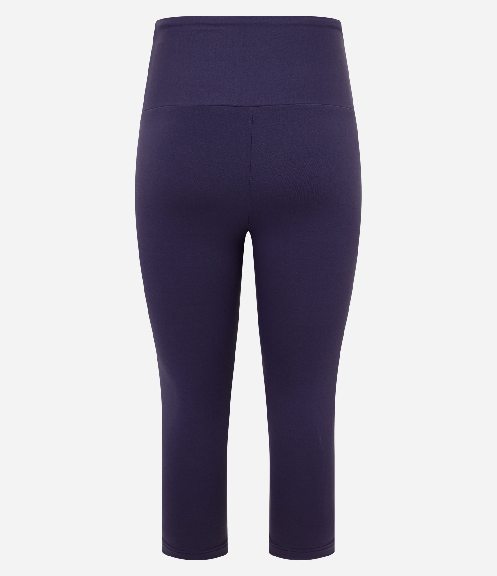 Calça Corsário Esportiva Básica em Microfibra com Cós Amplo Azul Escuro 6