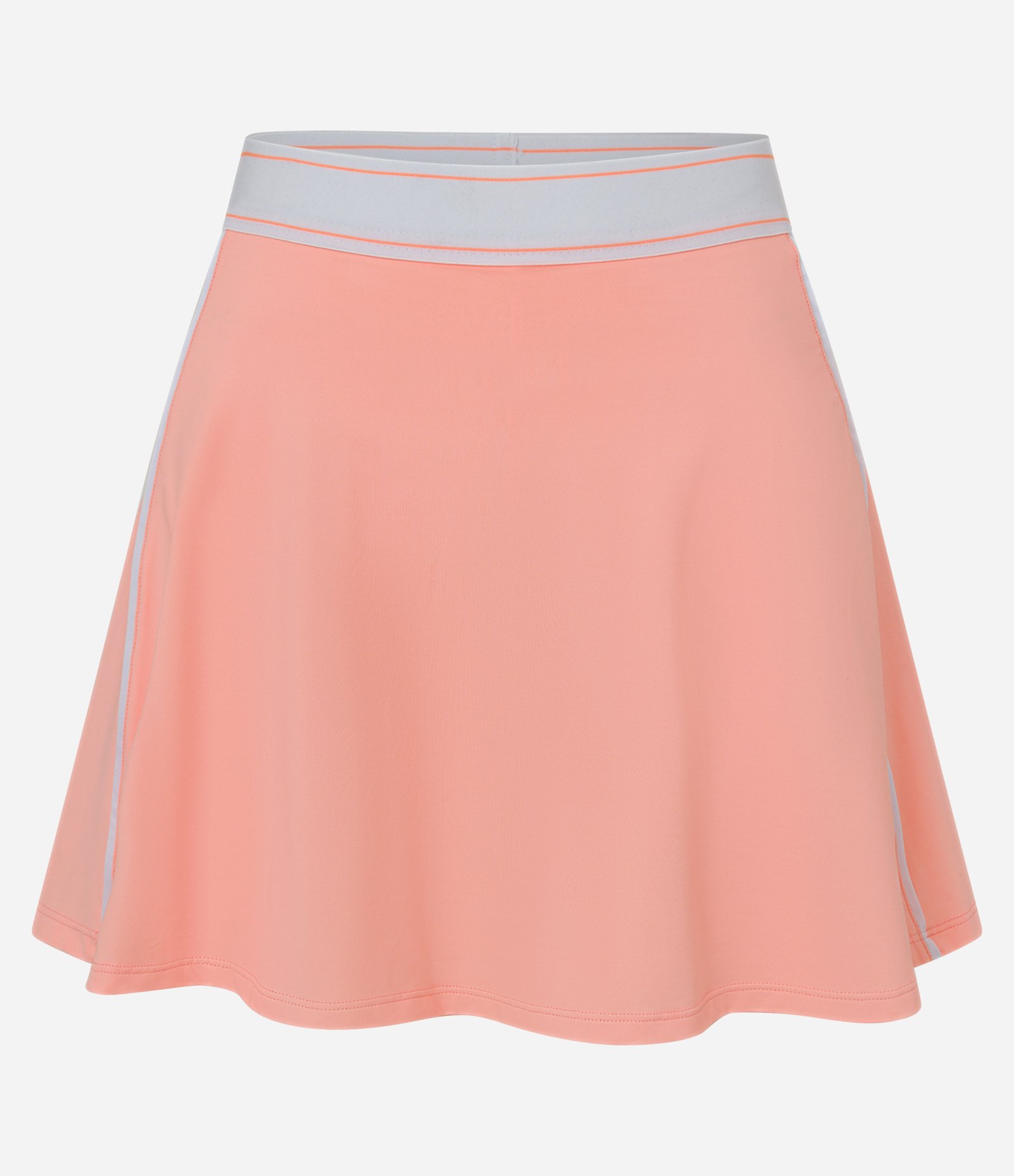 Short Saia Esportivo com Cós elastico e Friso Contrastante Coral 5